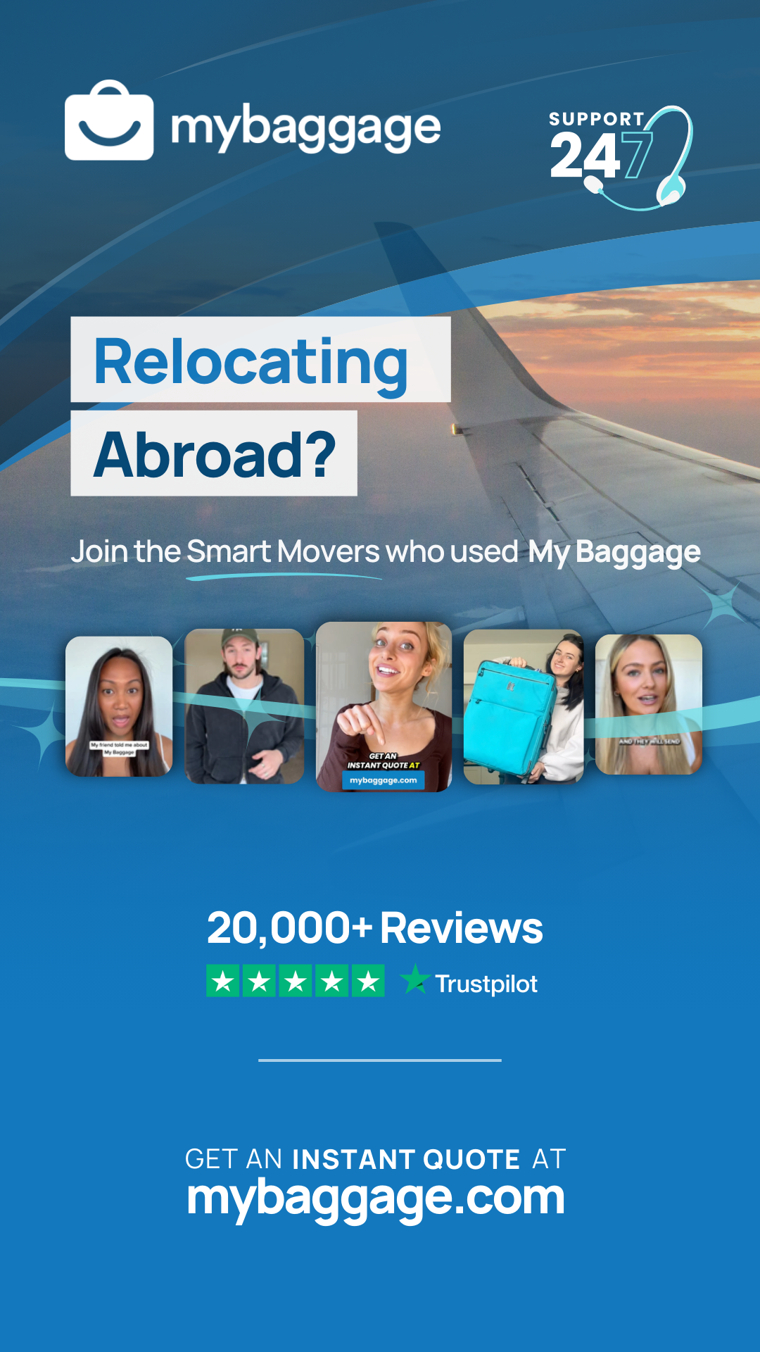 My Baggage Facebook ad