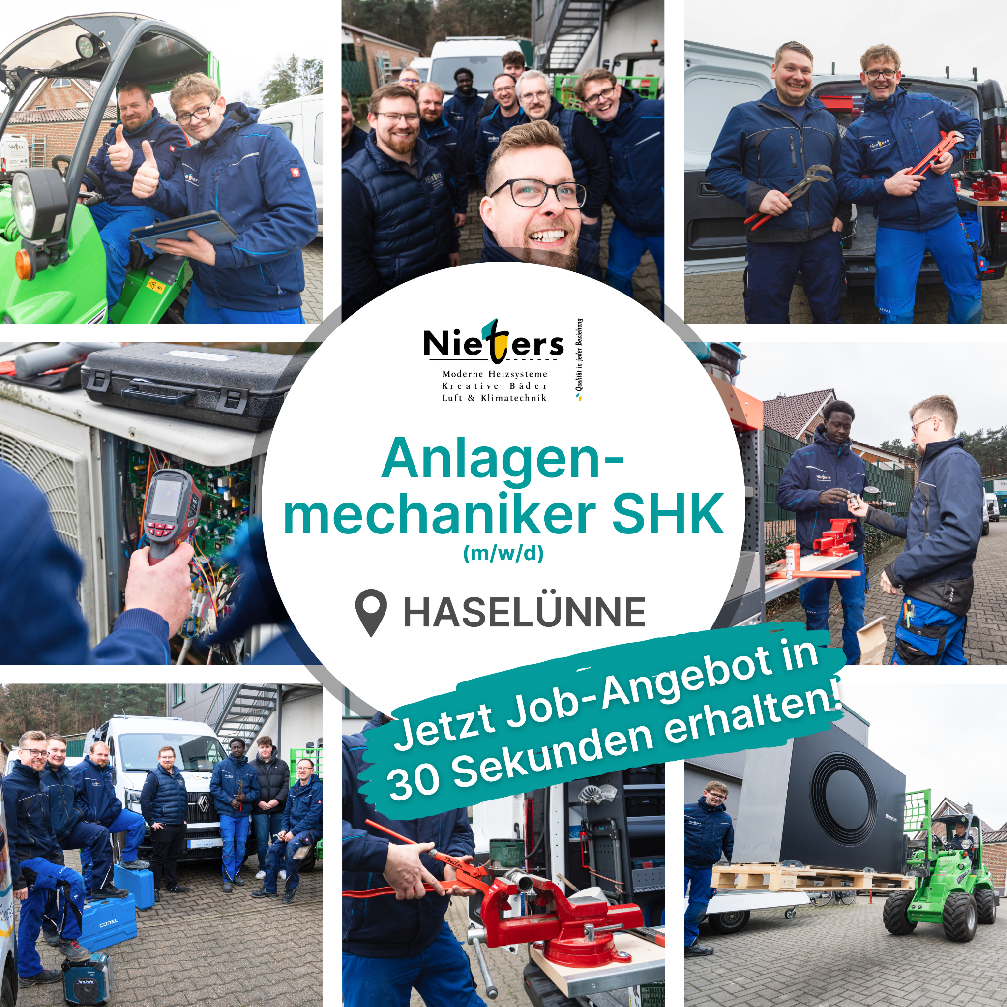 CandidateFlow: Anlagenmechaniker SHK Facebook ad