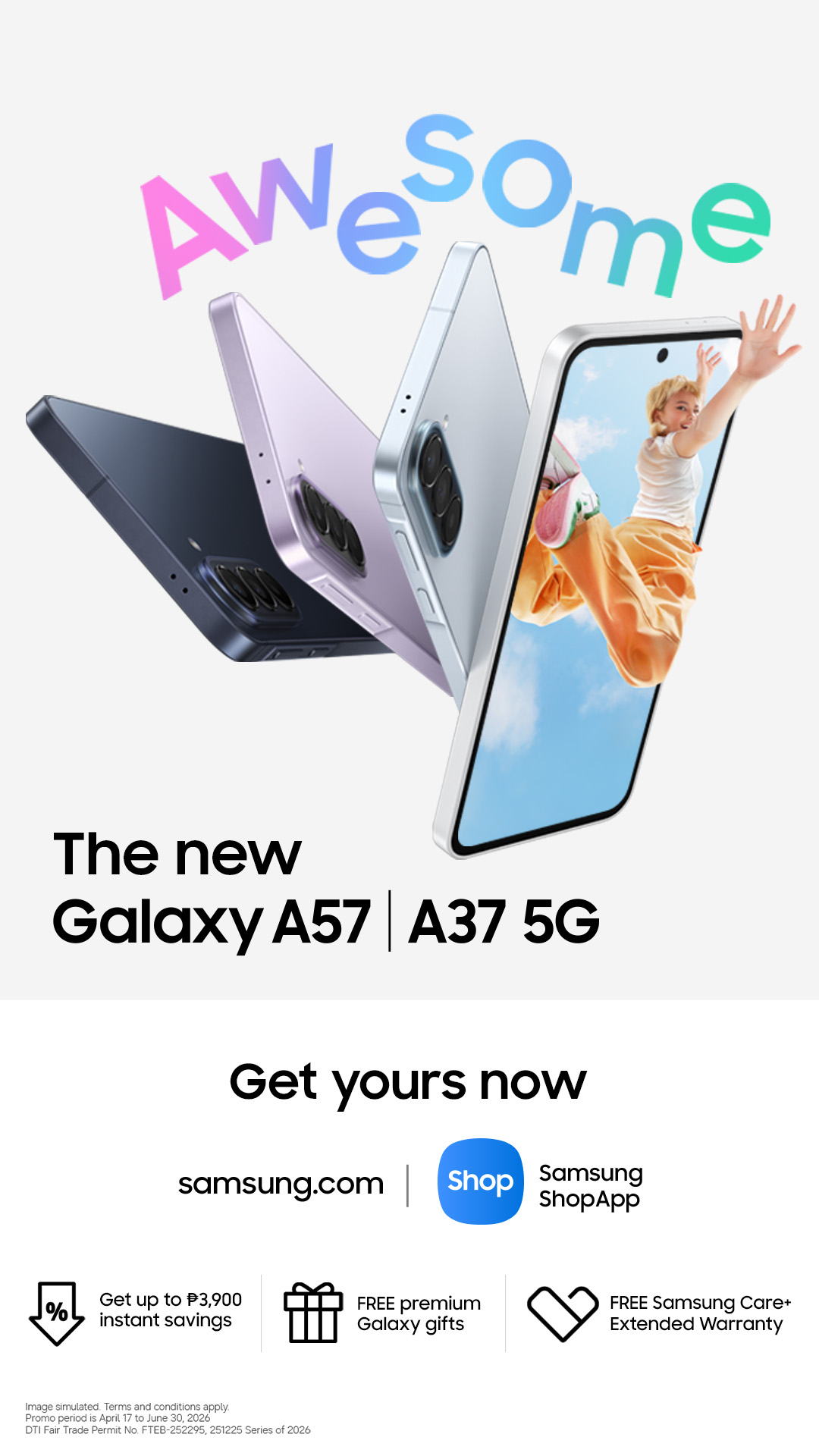 Samsung Facebook ad