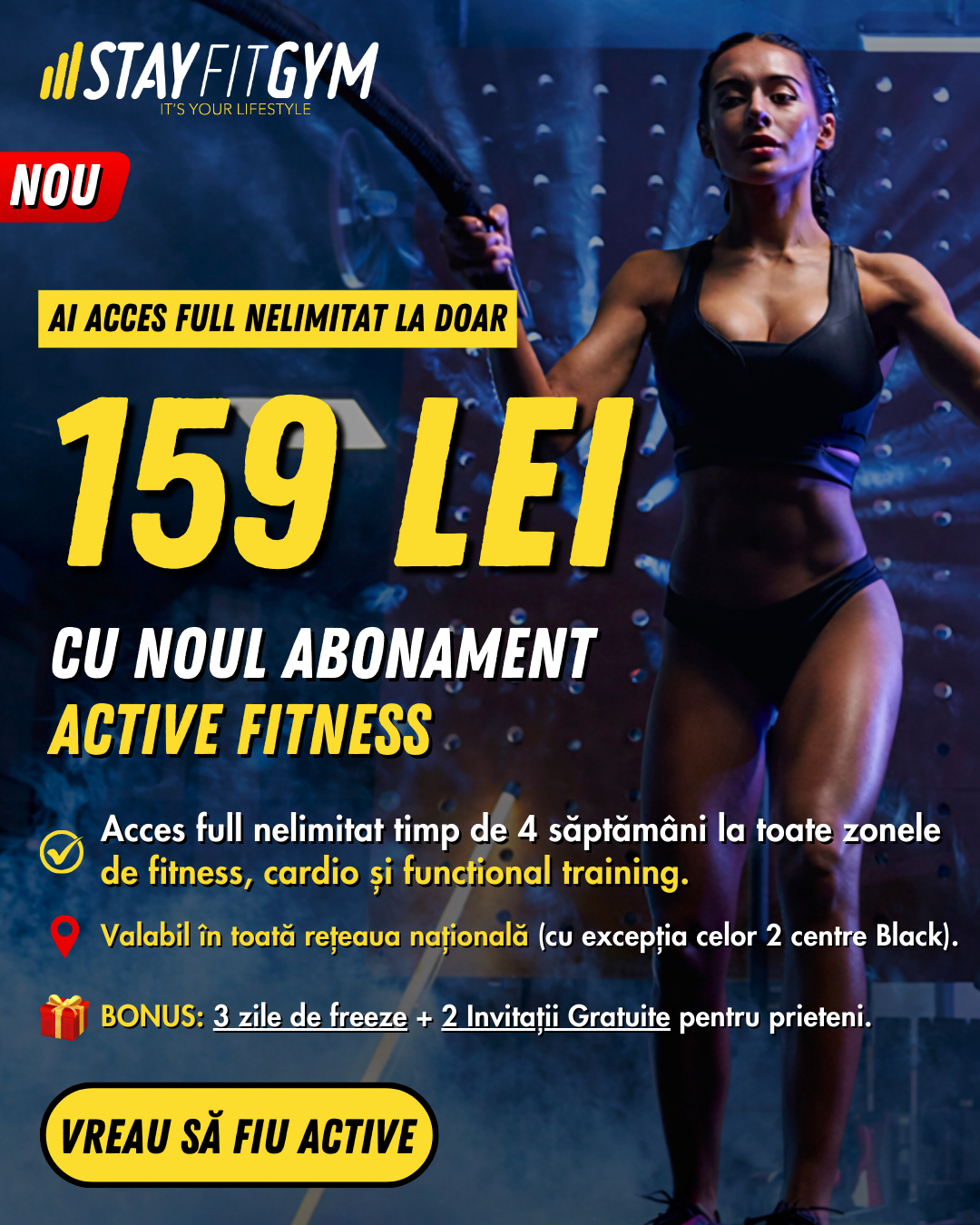 Stay Fit Gym Facebook ad