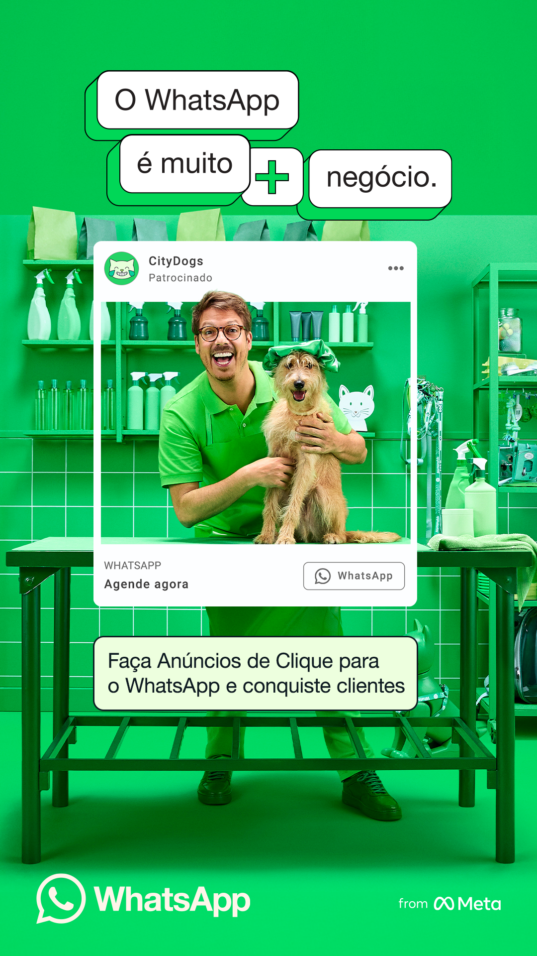 WhatsApp Facebook ad