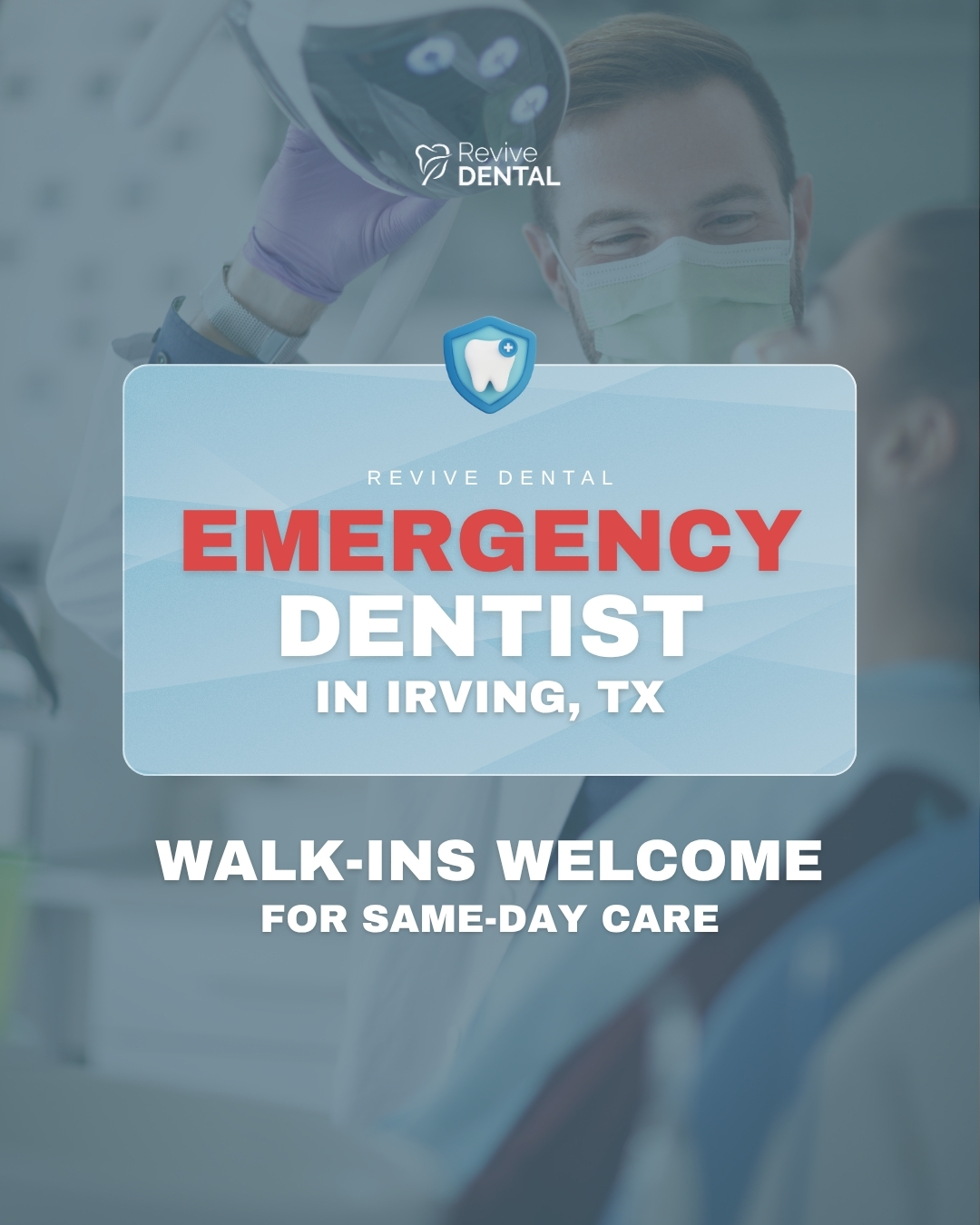 Revive Dental Family, Cosmetic Emergency Dentist Facebook ad