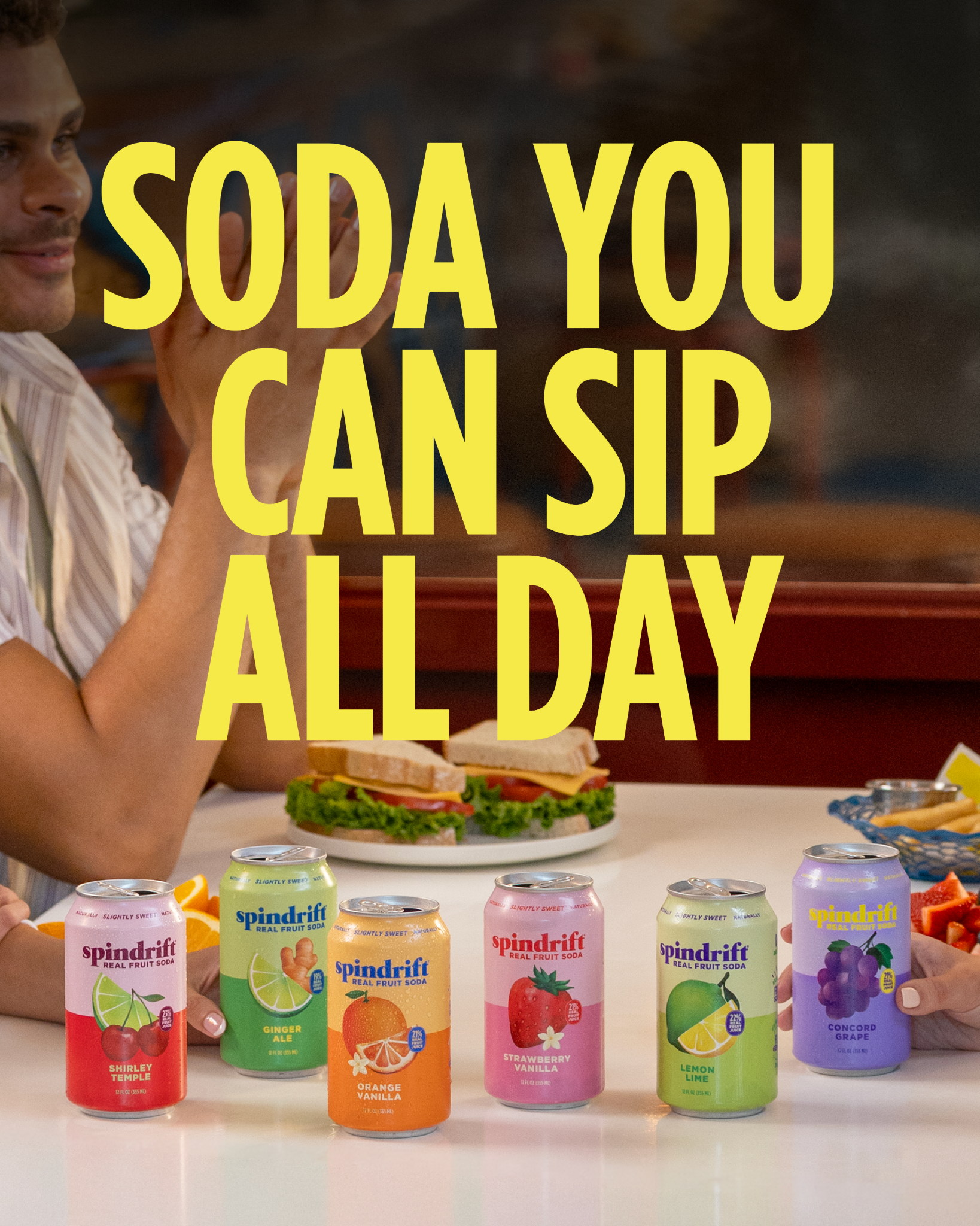 Spindrift Sparkling Water Facebook ad