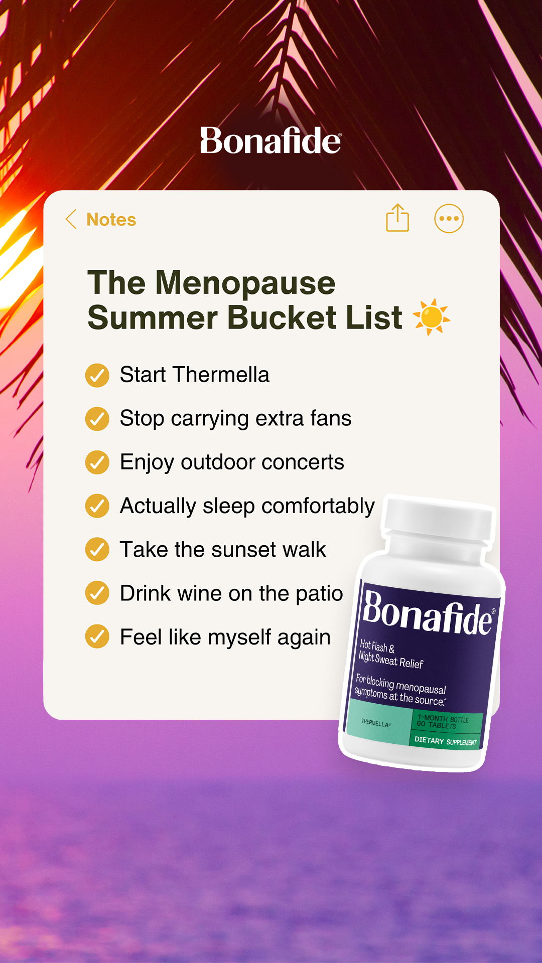 Bonafide Facebook ad