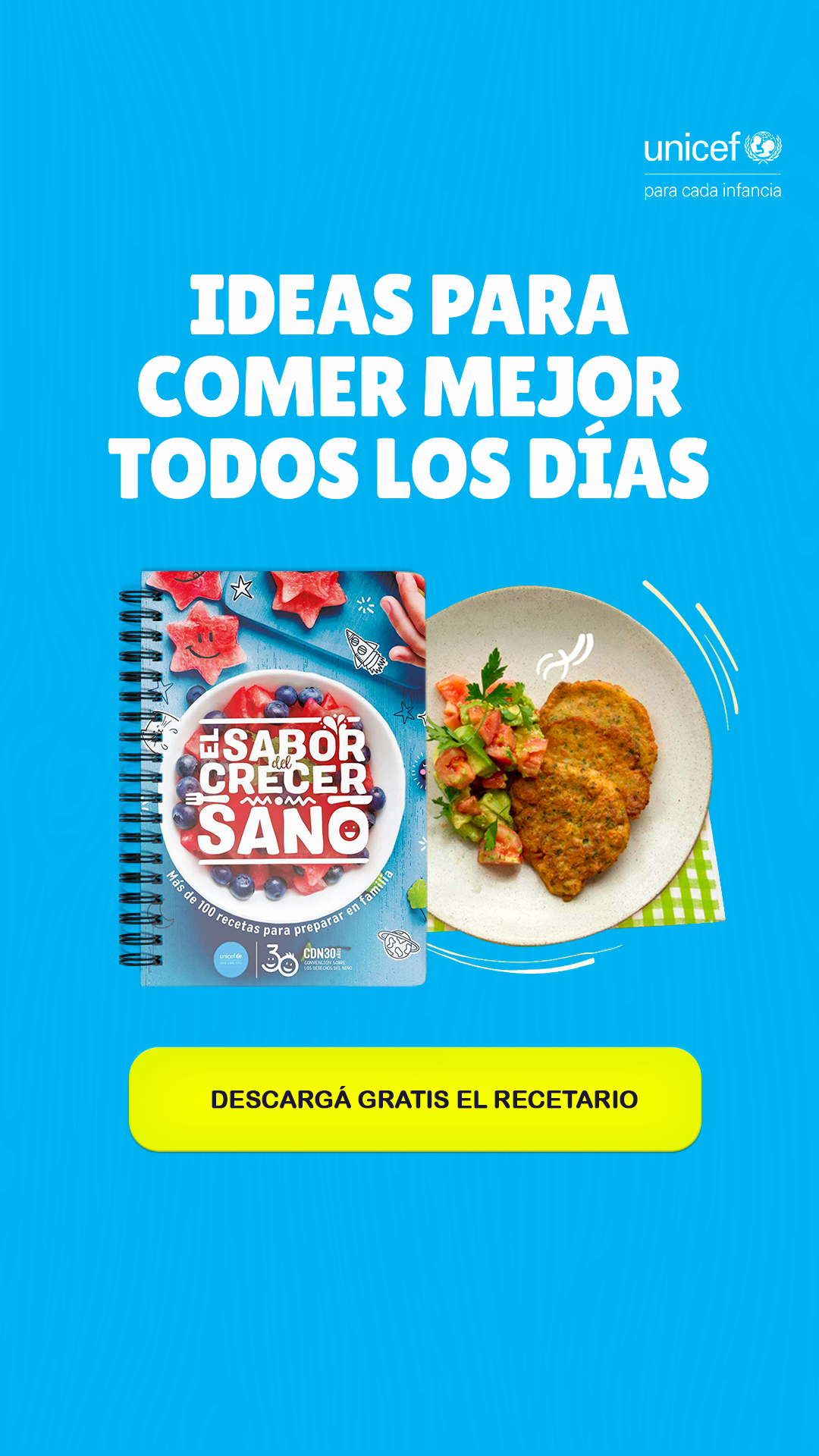 UNICEF Uruguay Facebook ad from Jul 28, 2026