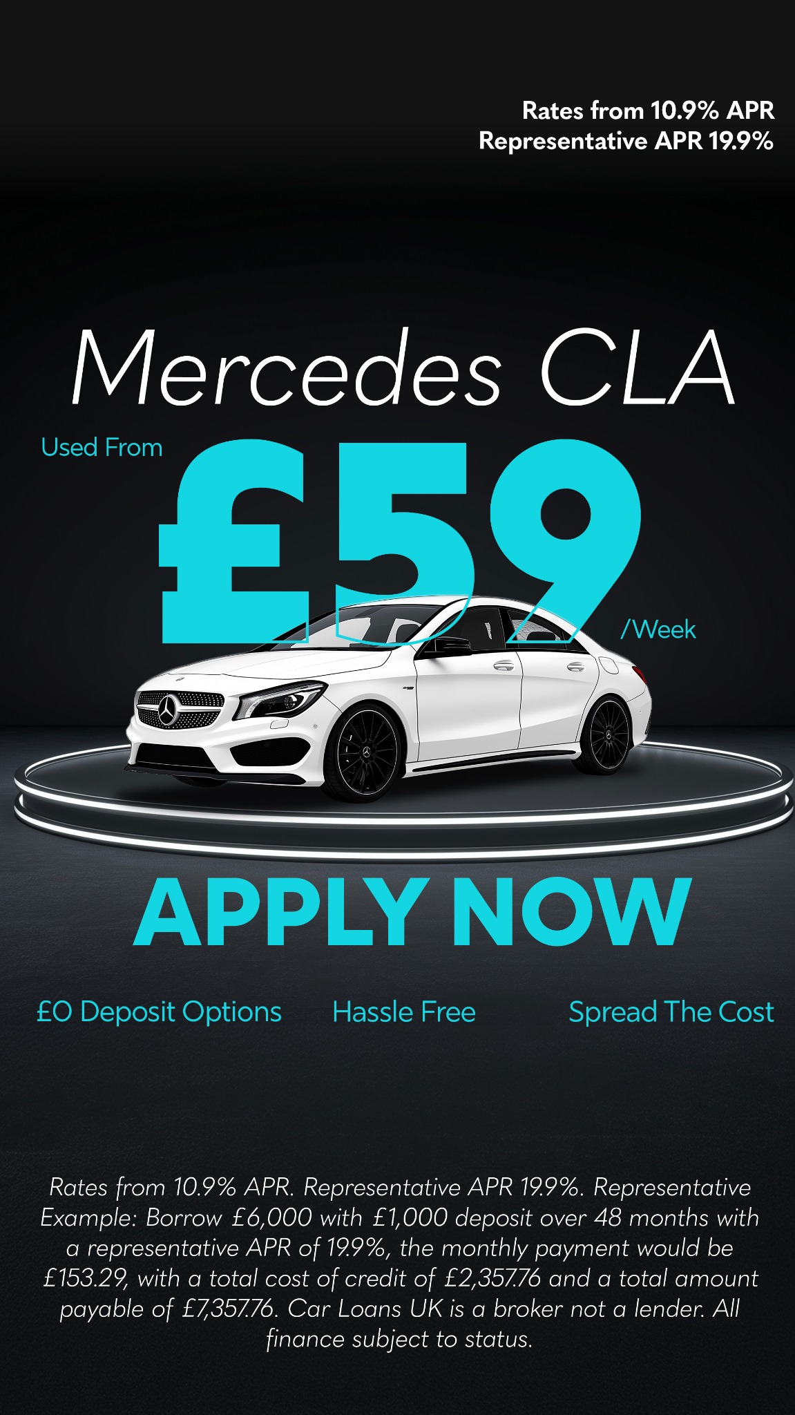 Car Loans UK Facebook ad