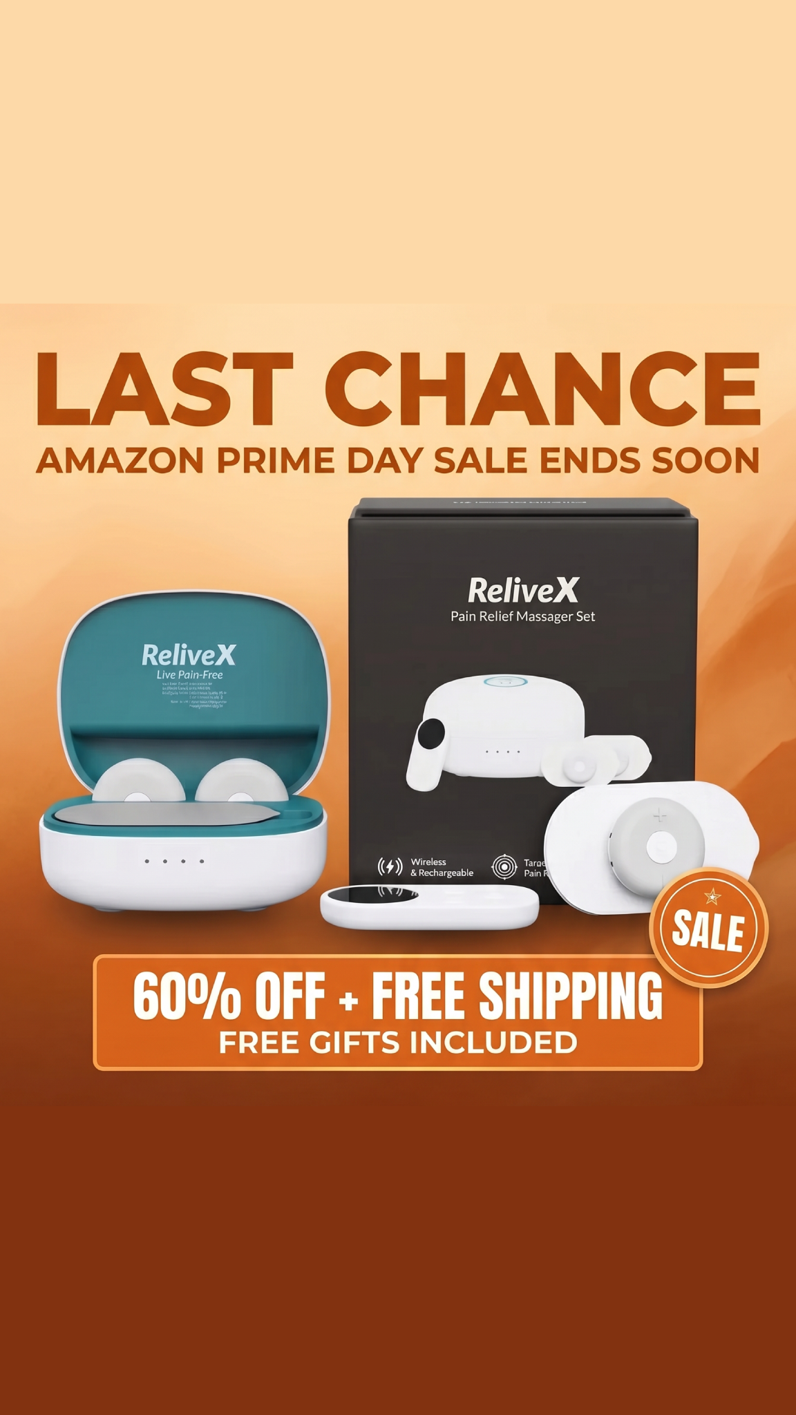 ReliveX Facebook ad: Hurry! 60% Off ReliveX Won't Be Back After Prime Day
