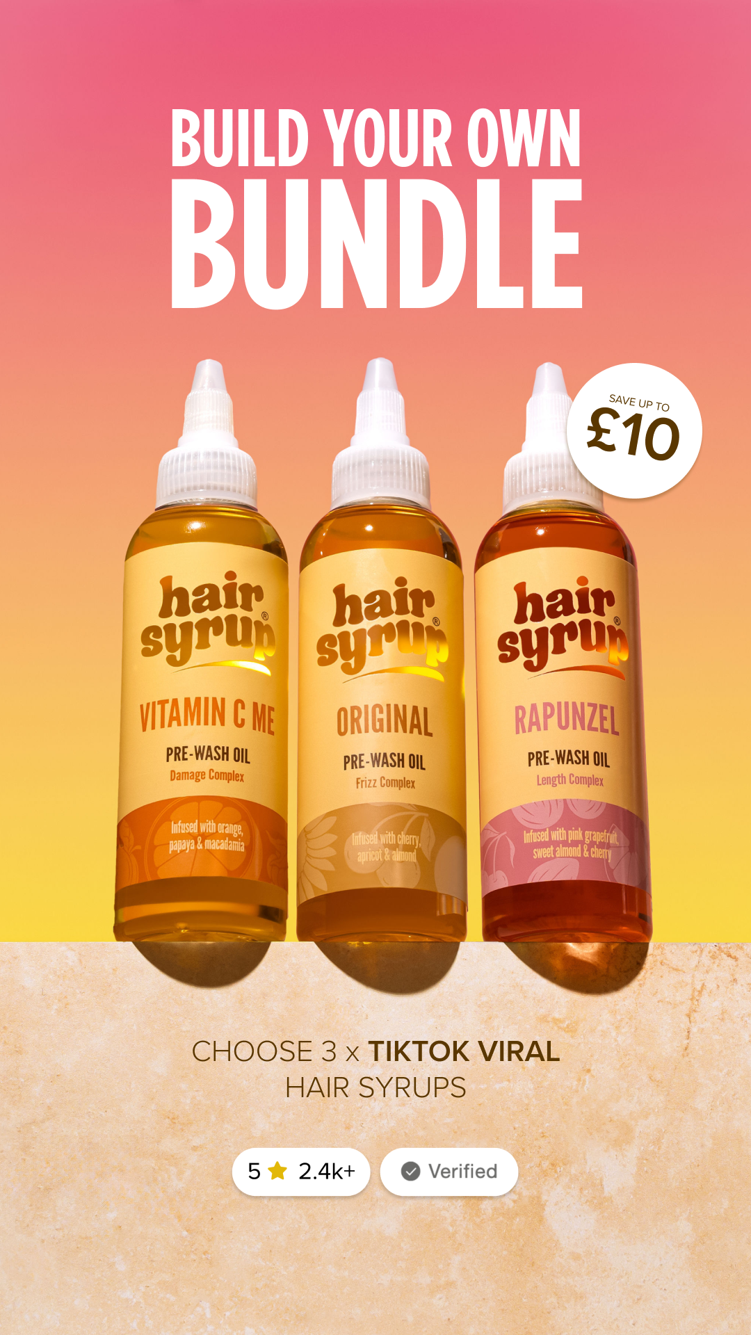 Hair Syrup Facebook ad