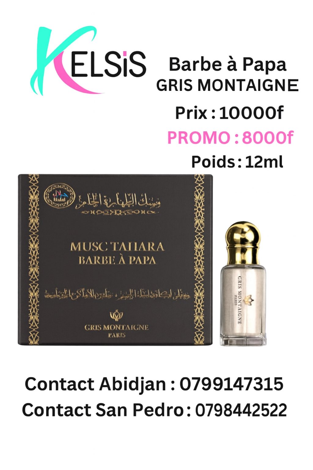 Kelsi's Facebook ad: **LE SECRET DES FEMMES QUI LAISSENT UNE TRACE…