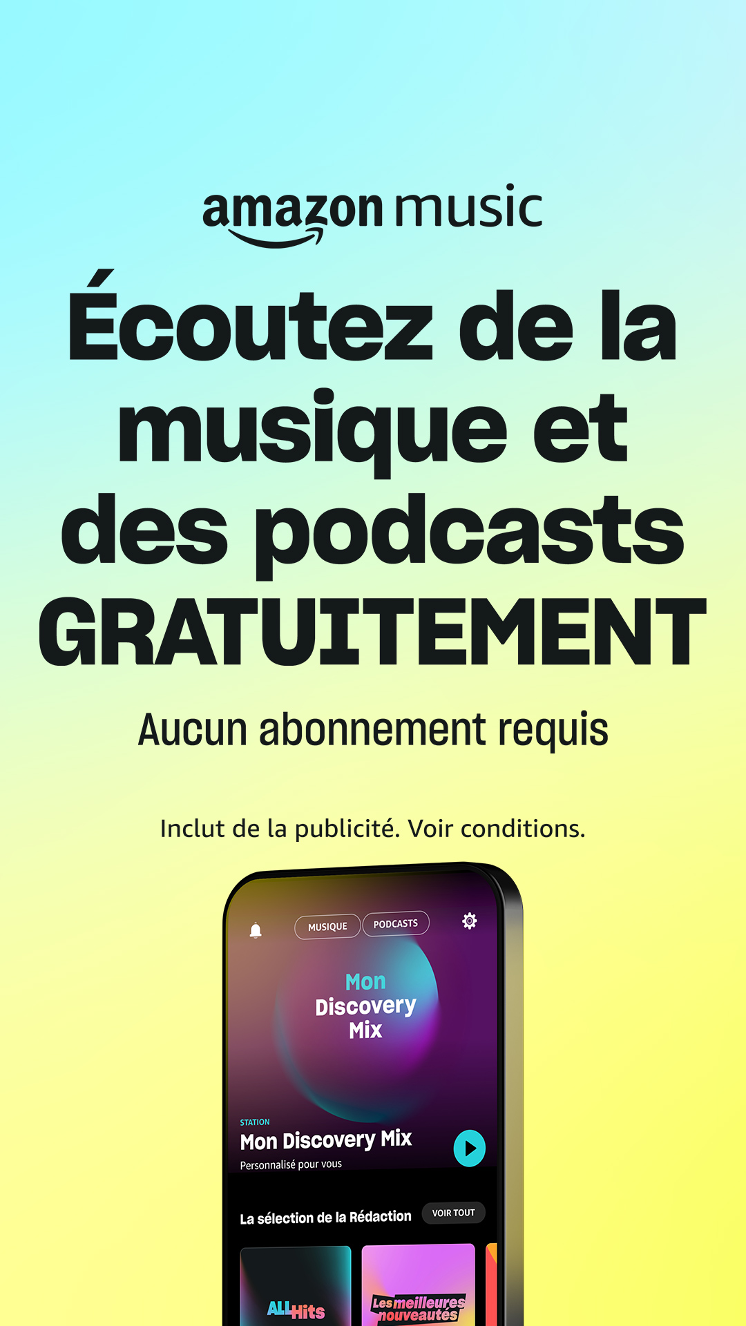 Amazon Music Facebook ad