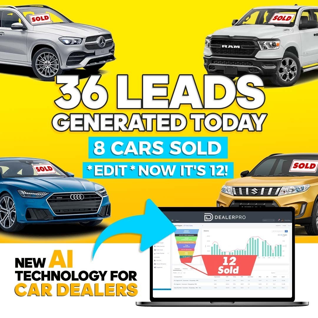 DealerPro Facebook ad