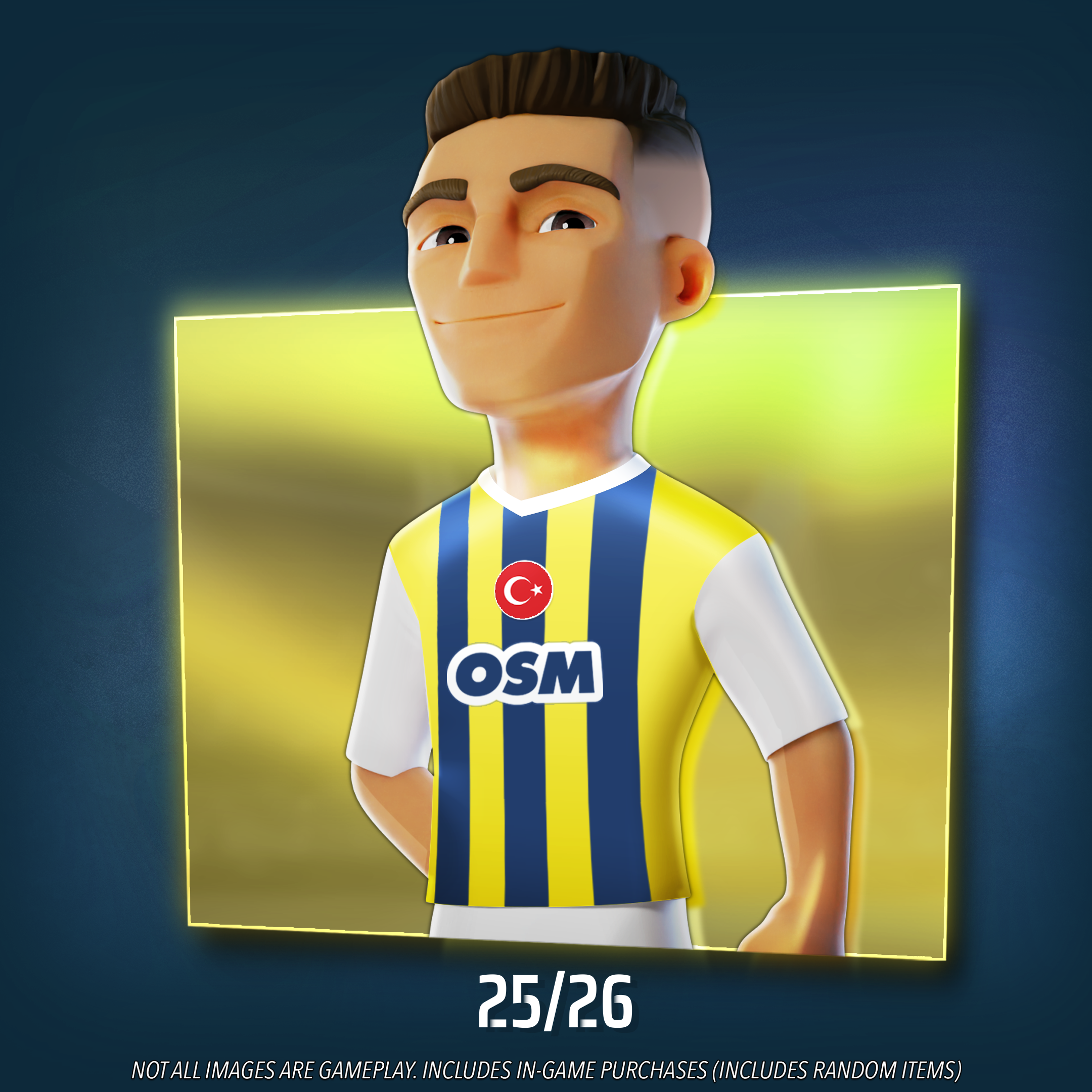 Online Soccer Manager Facebook ad