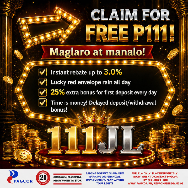 111JL Site Facebook ad: Start With ₱111