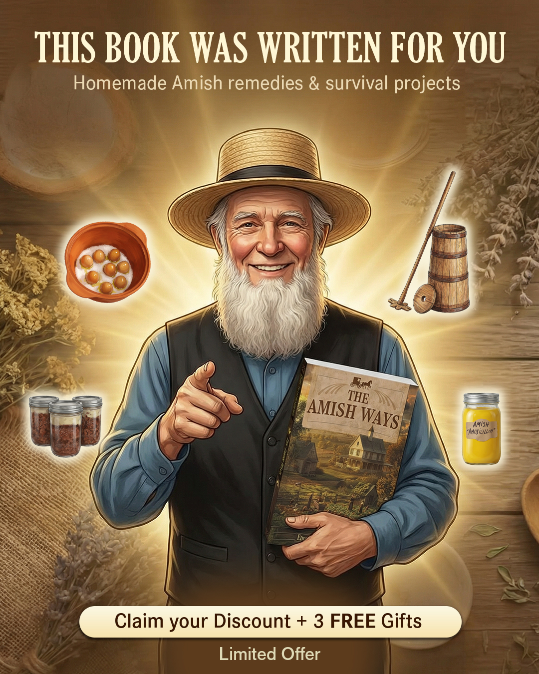 The Amish Ways Facebook ad