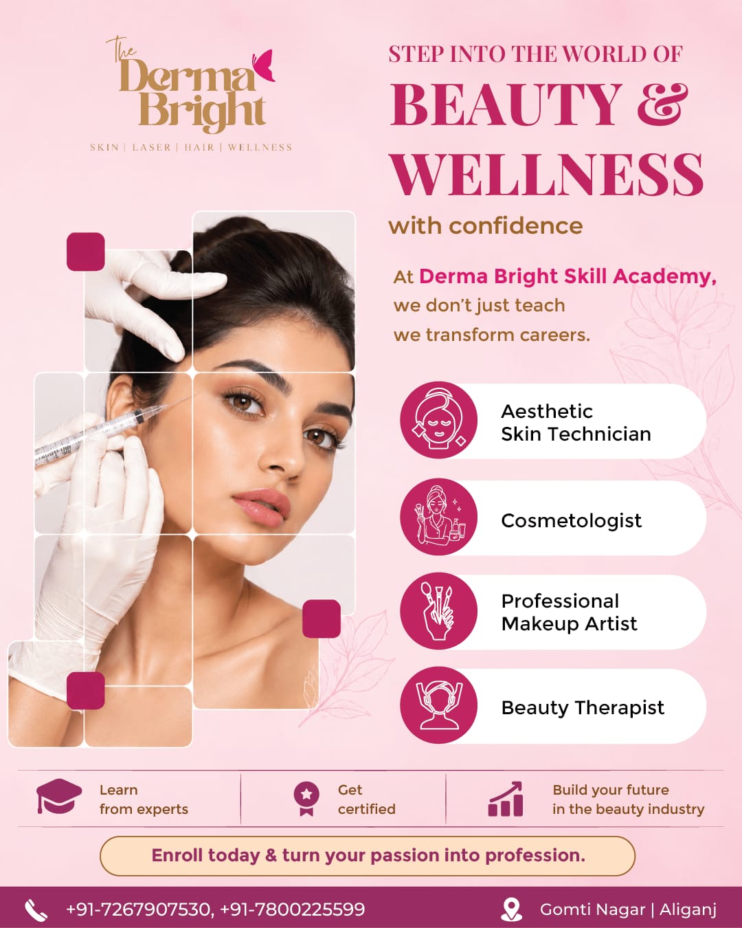 The Derma Bright Lucknow Facebook ad
