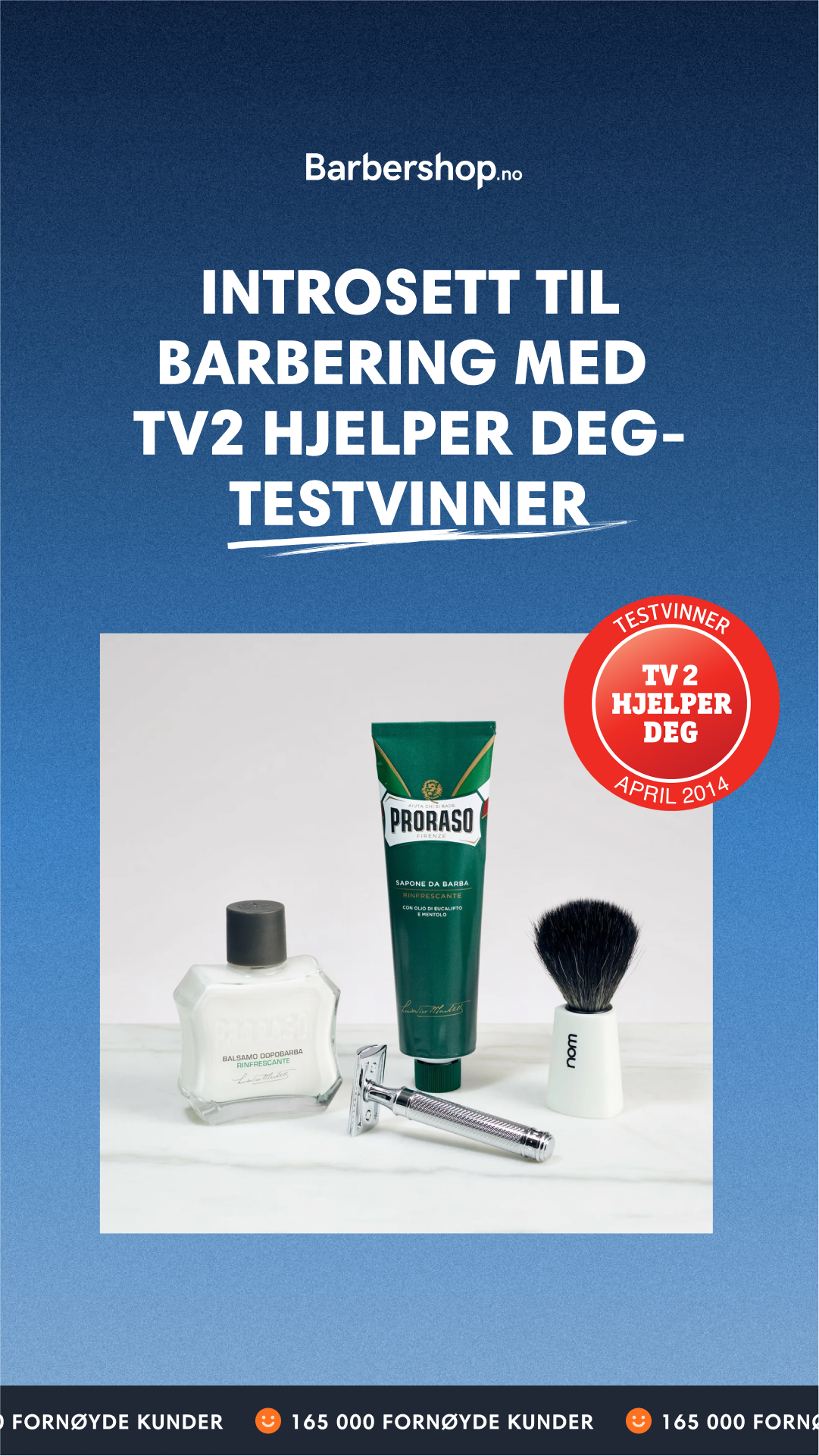 Barbershop.no Facebook ad