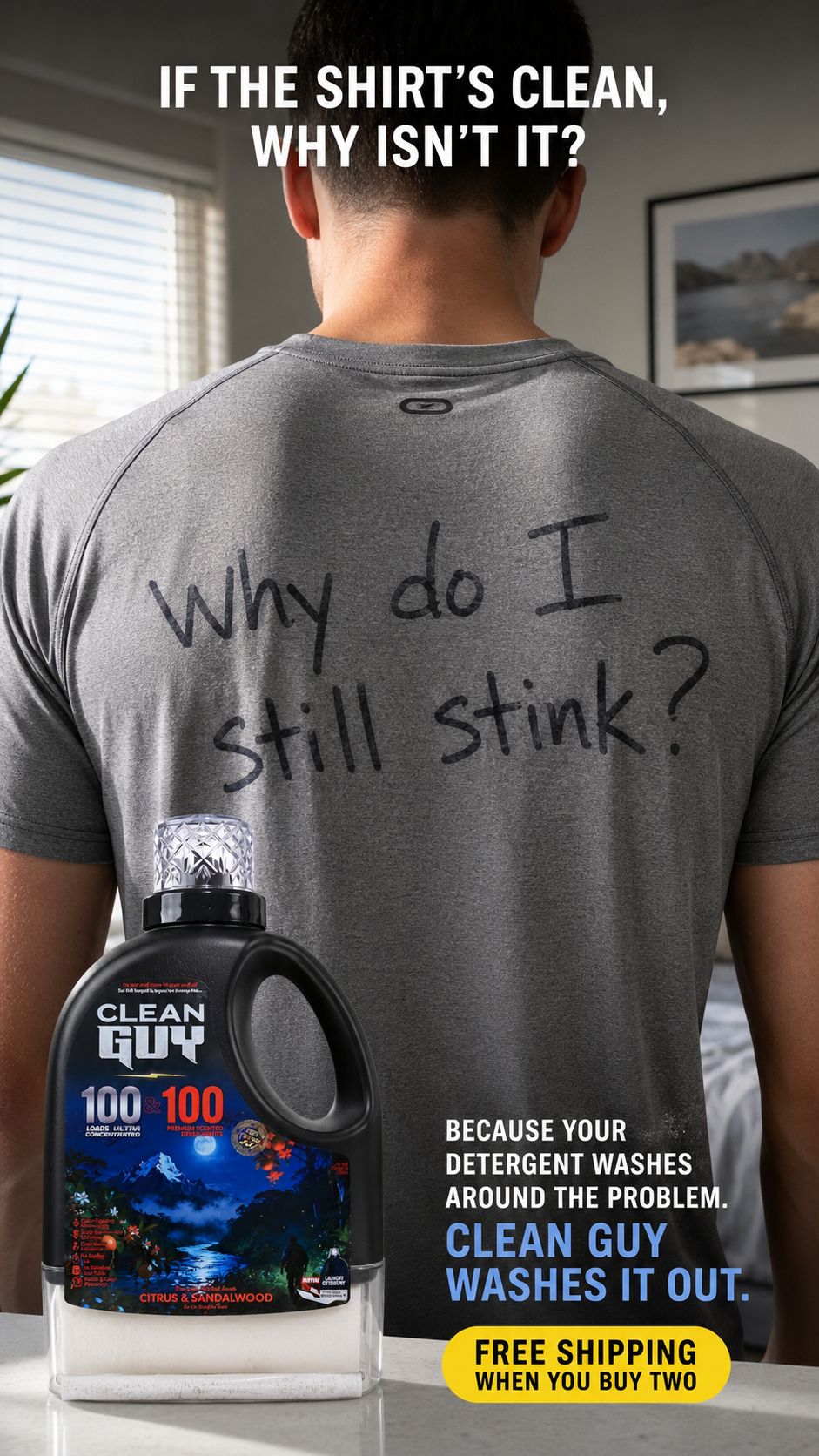 Clean Guy Facebook ad