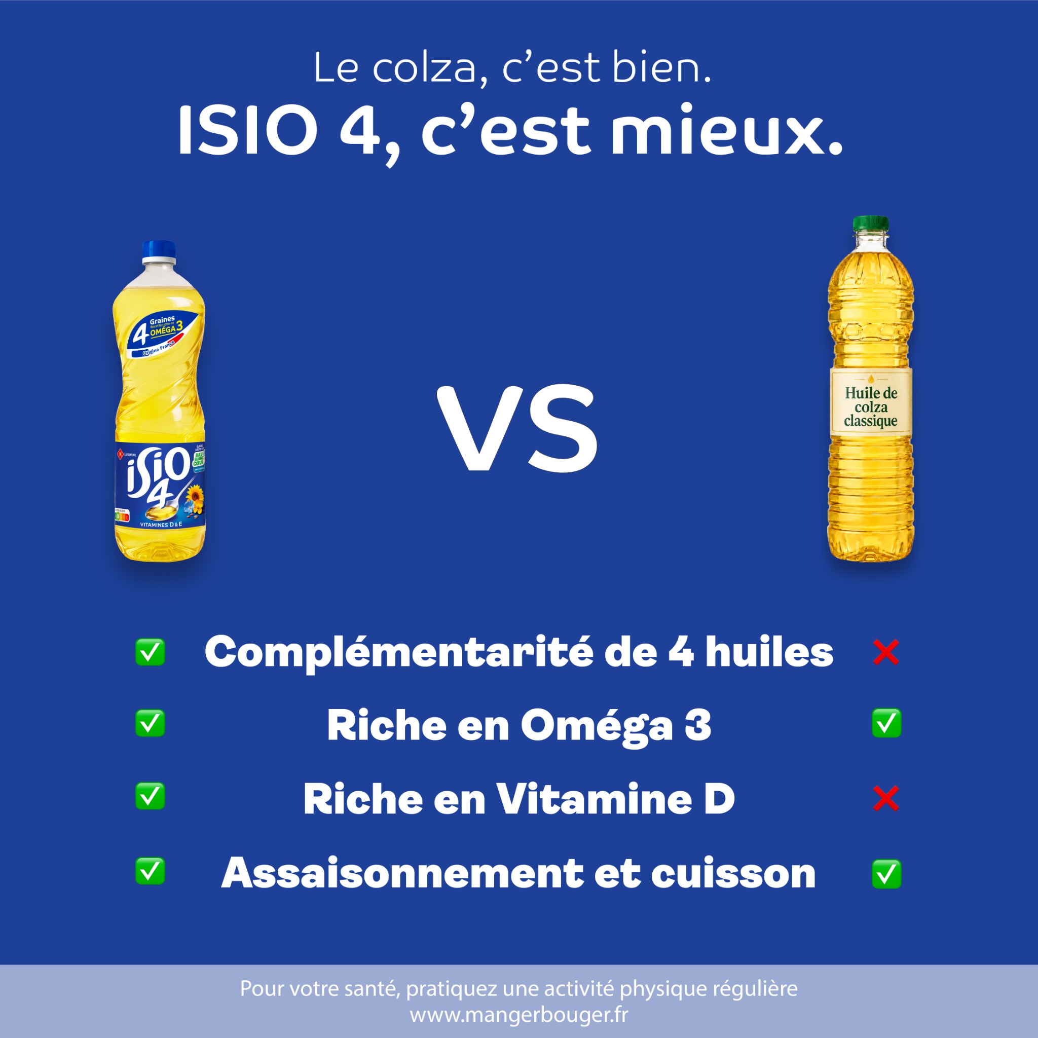 ISIO 4 Facebook ad: Huile de tournesol ISIO4