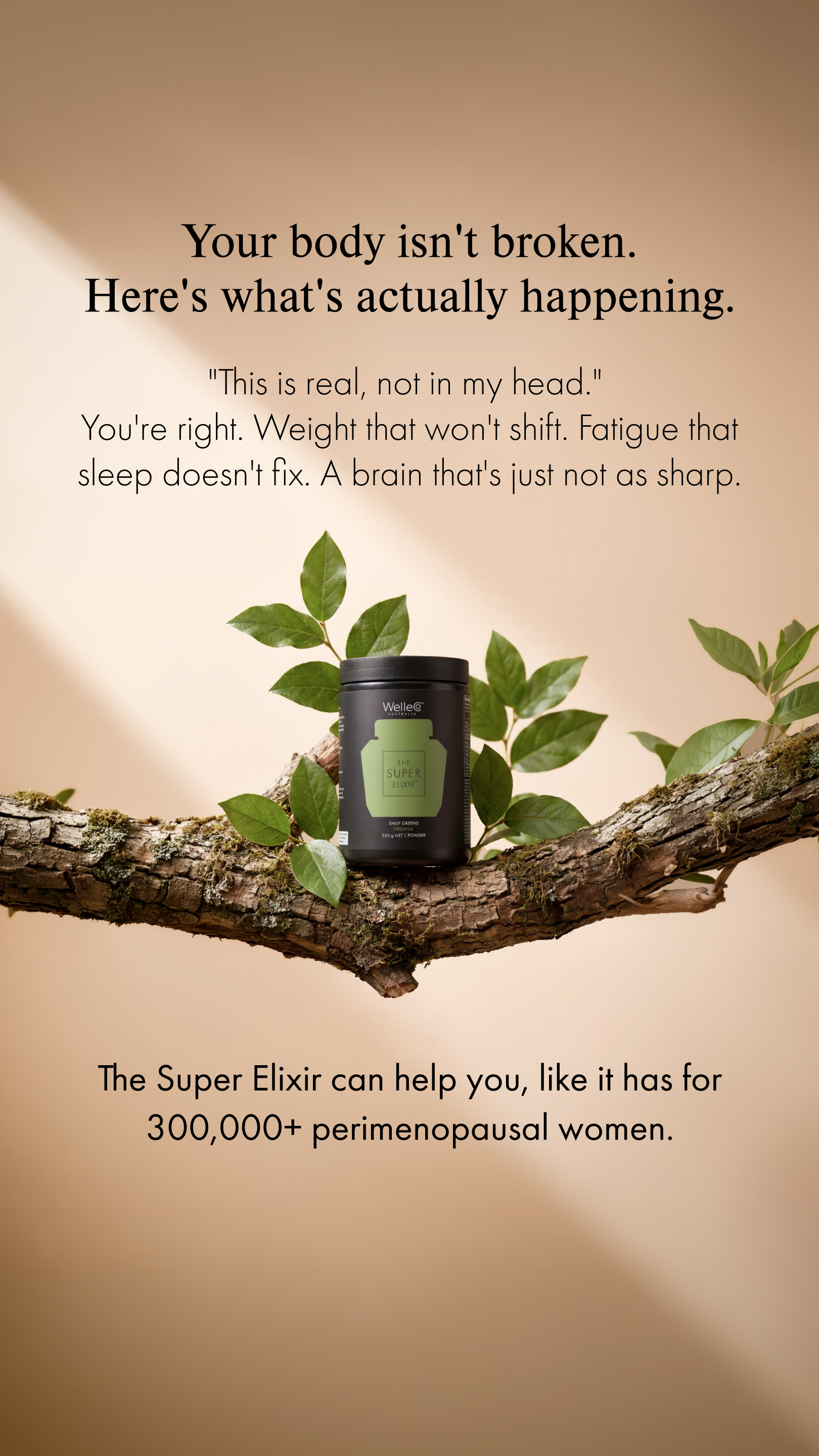 WelleCo Facebook ad