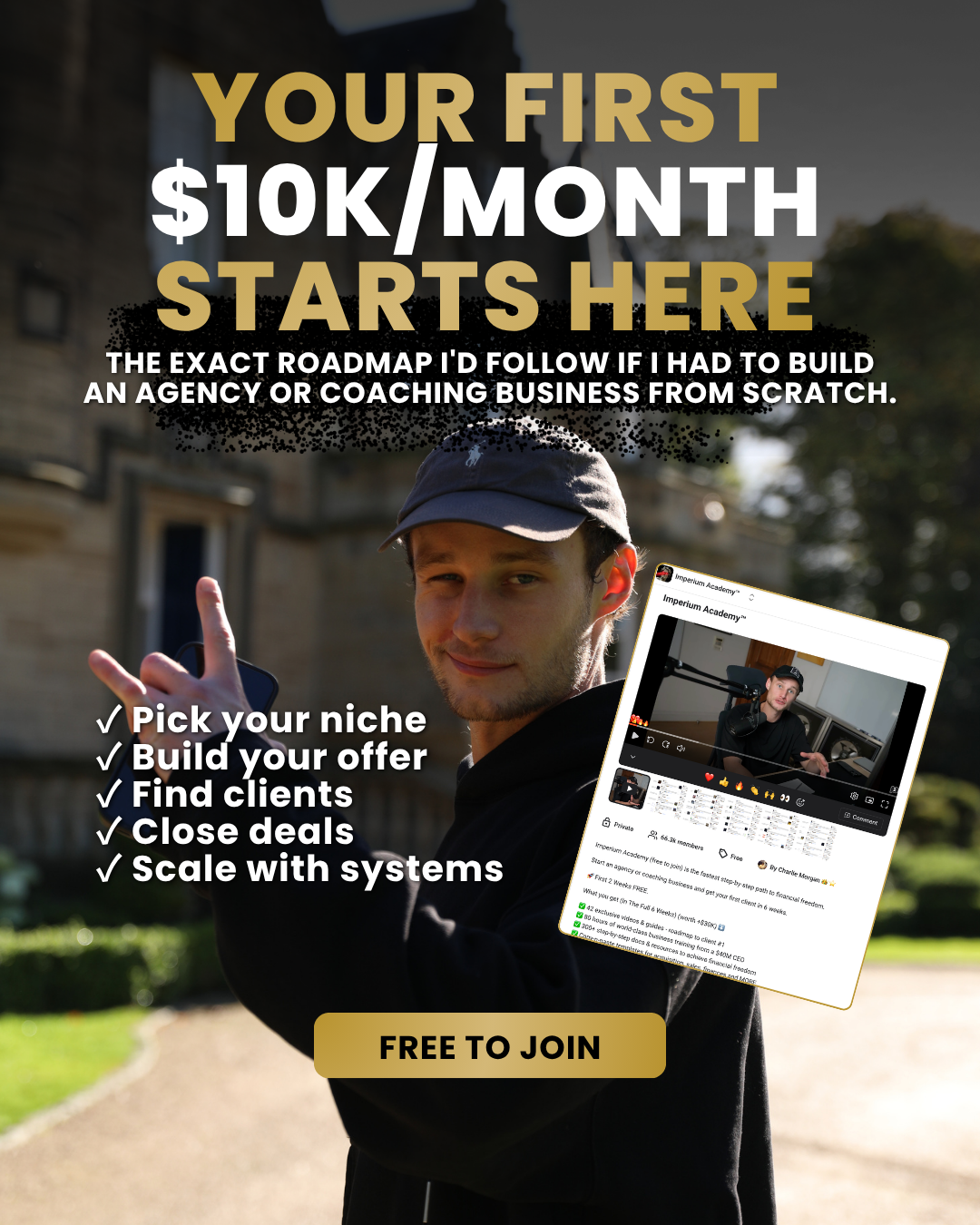 Charlie Morgan Facebook ad
