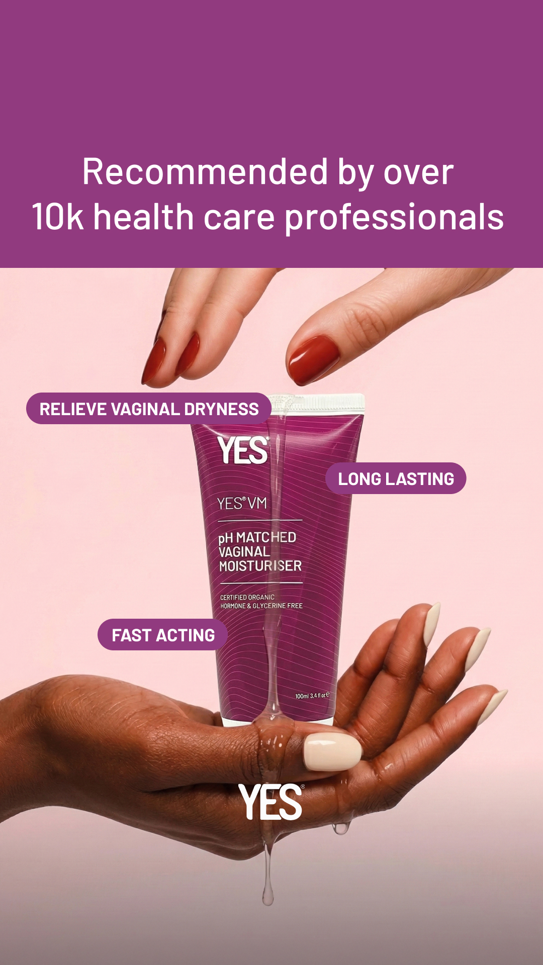 YES - The Organic Intimacy Company Facebook ad
