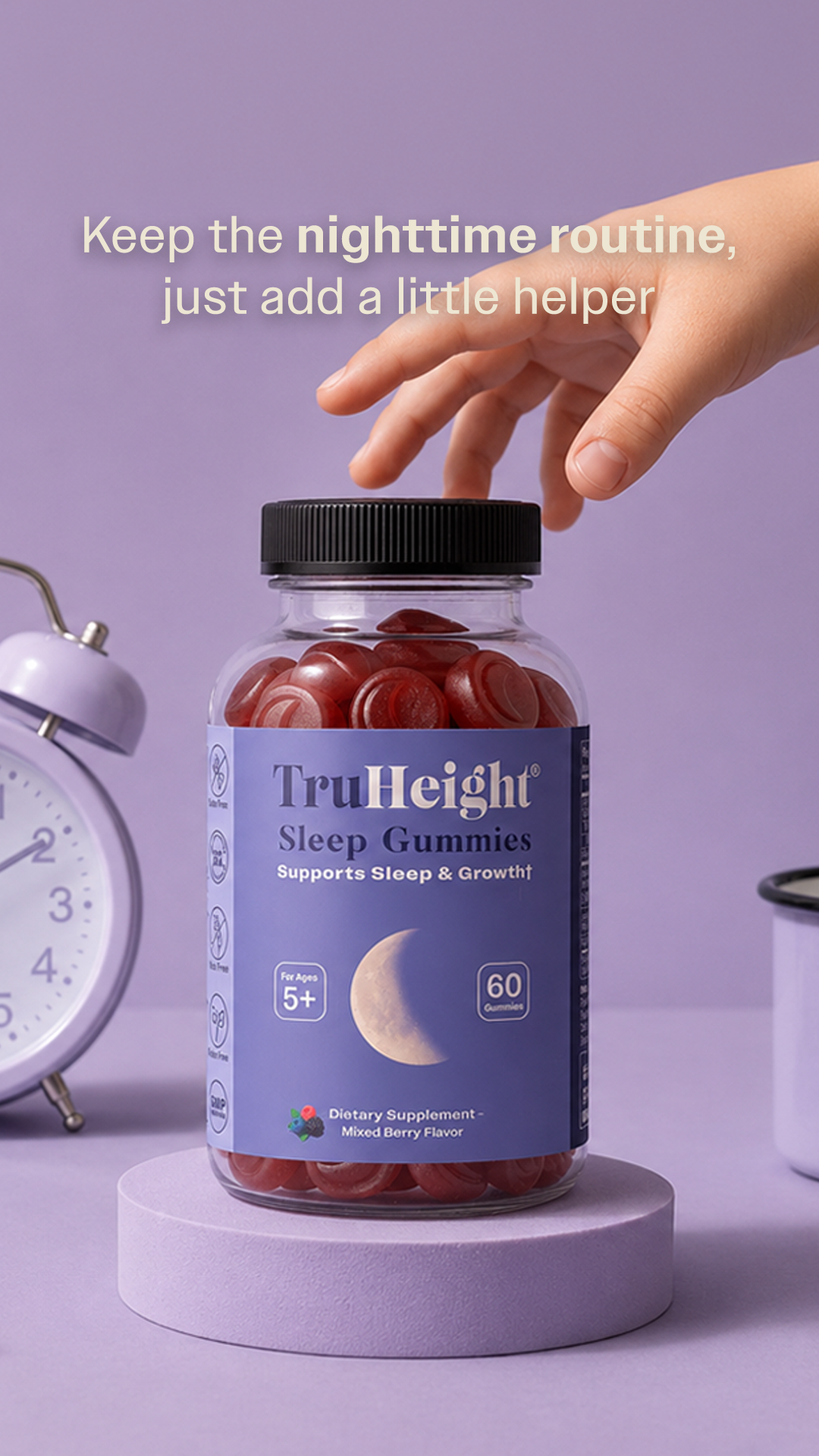 TruHeight Vitamins Facebook ad