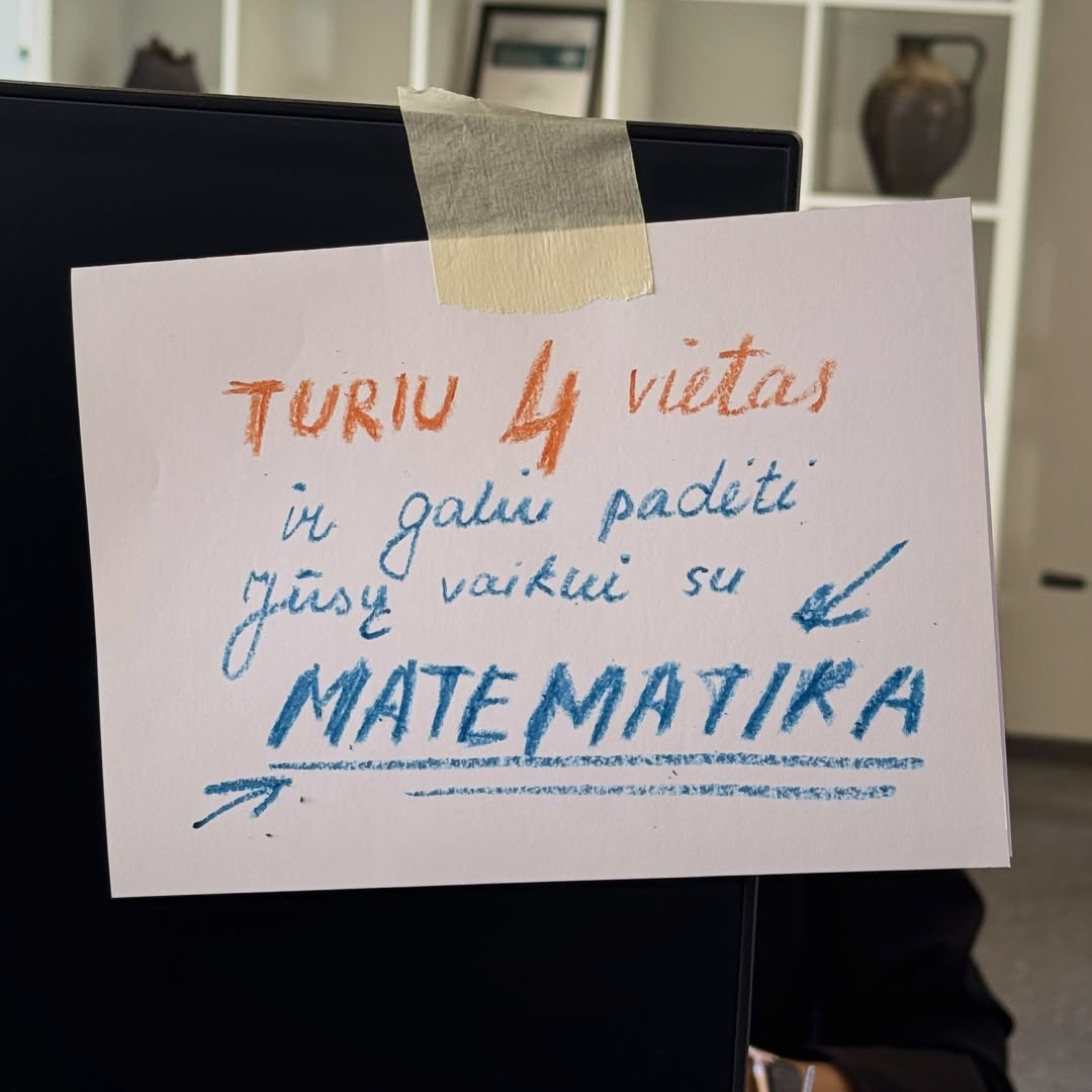 Mokytojas Eimantas Facebook ad: Išankstinė registracija