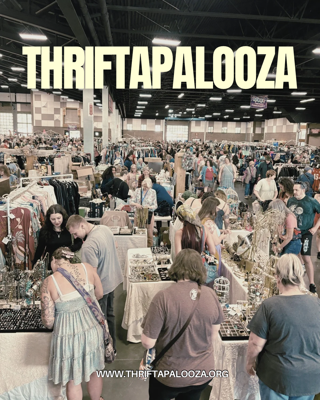Thriftapalooza Facebook ad: The only curated vintage + secondhand event you…