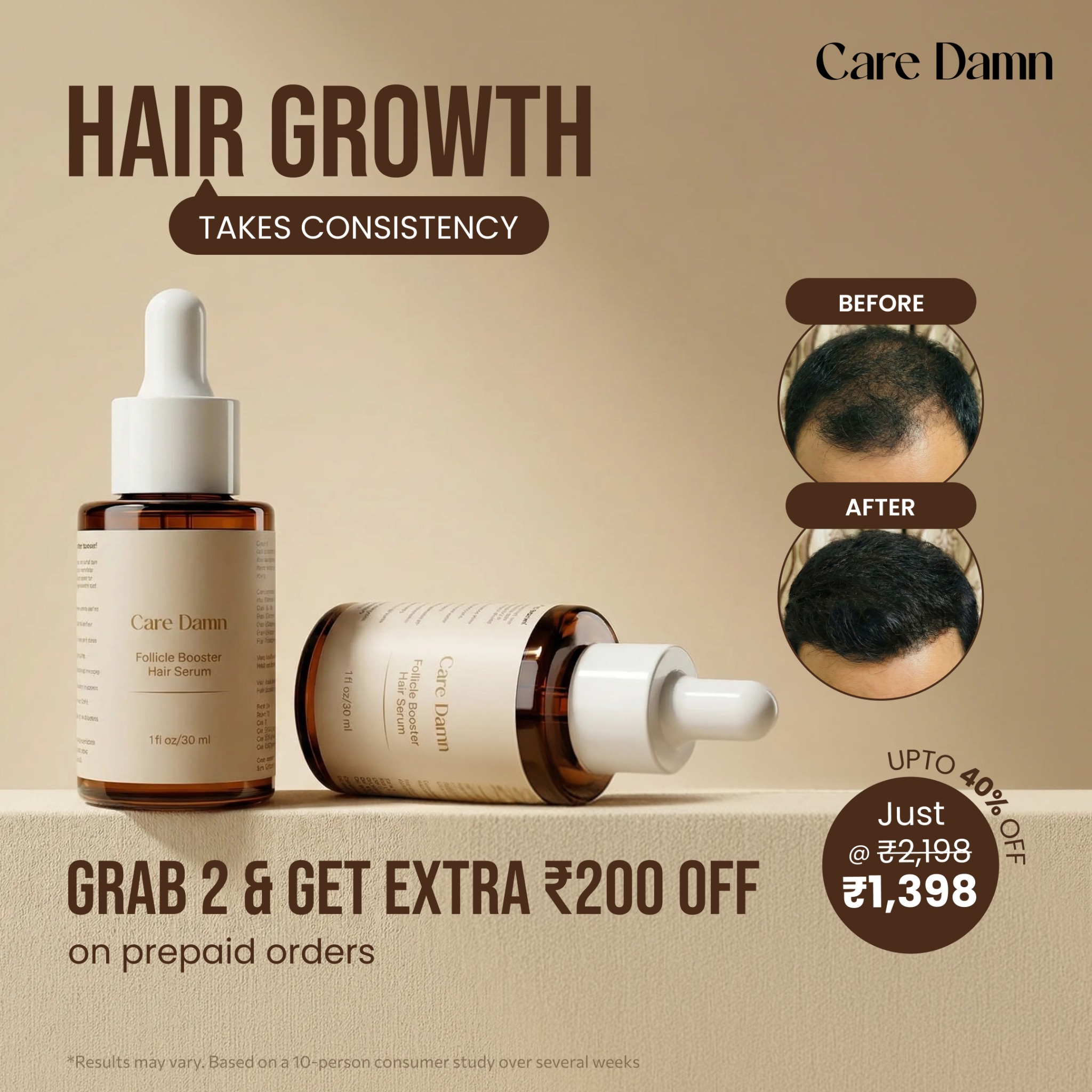 Caredamnofficial Facebook ad