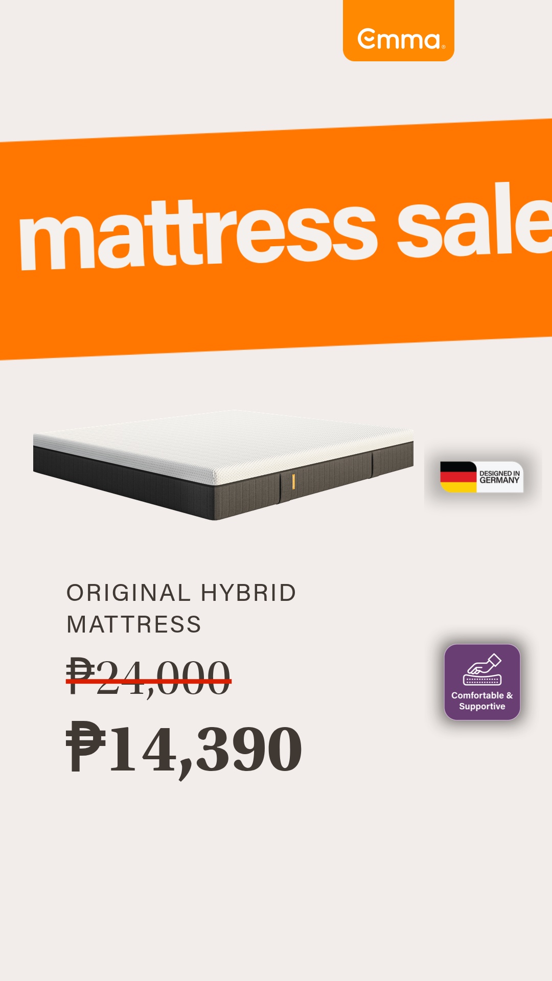 Emma Sleep PH Facebook ad