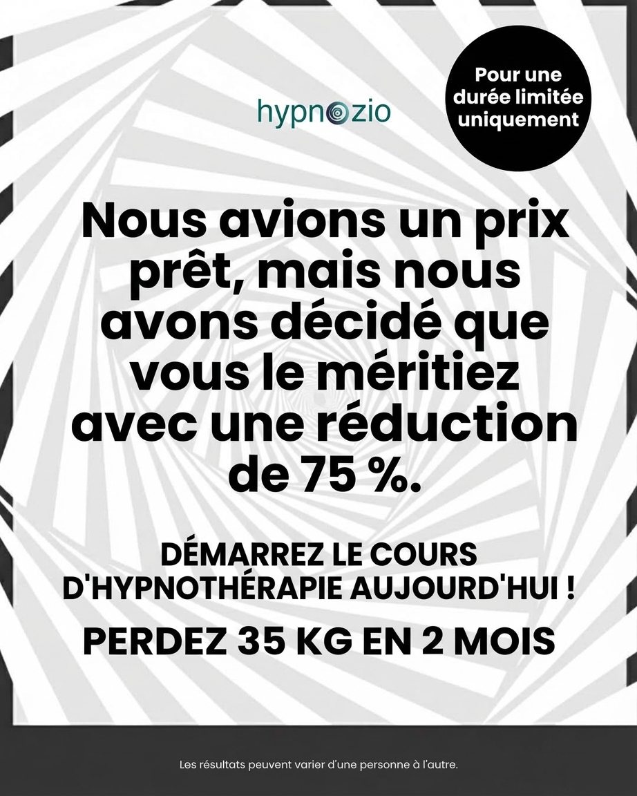 Hypnozio: power of hypnotherapy Facebook ad