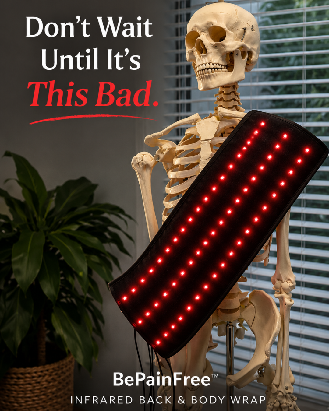 Be Pain Free Facebook ad from Jul 7, 2026
