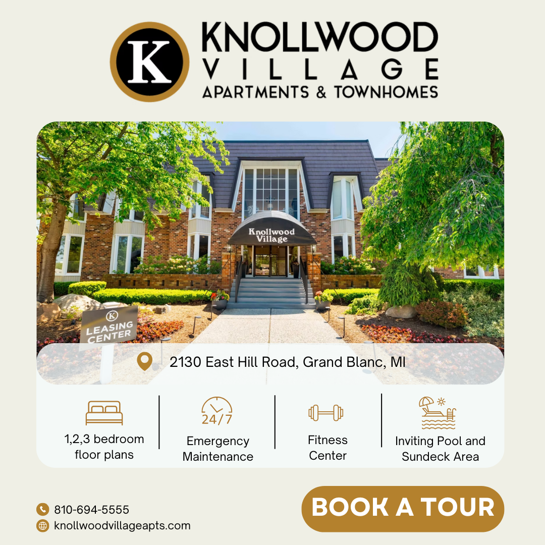 Knollwood Village Apartments Facebook ad: Apartments in Grand Blanc, MI