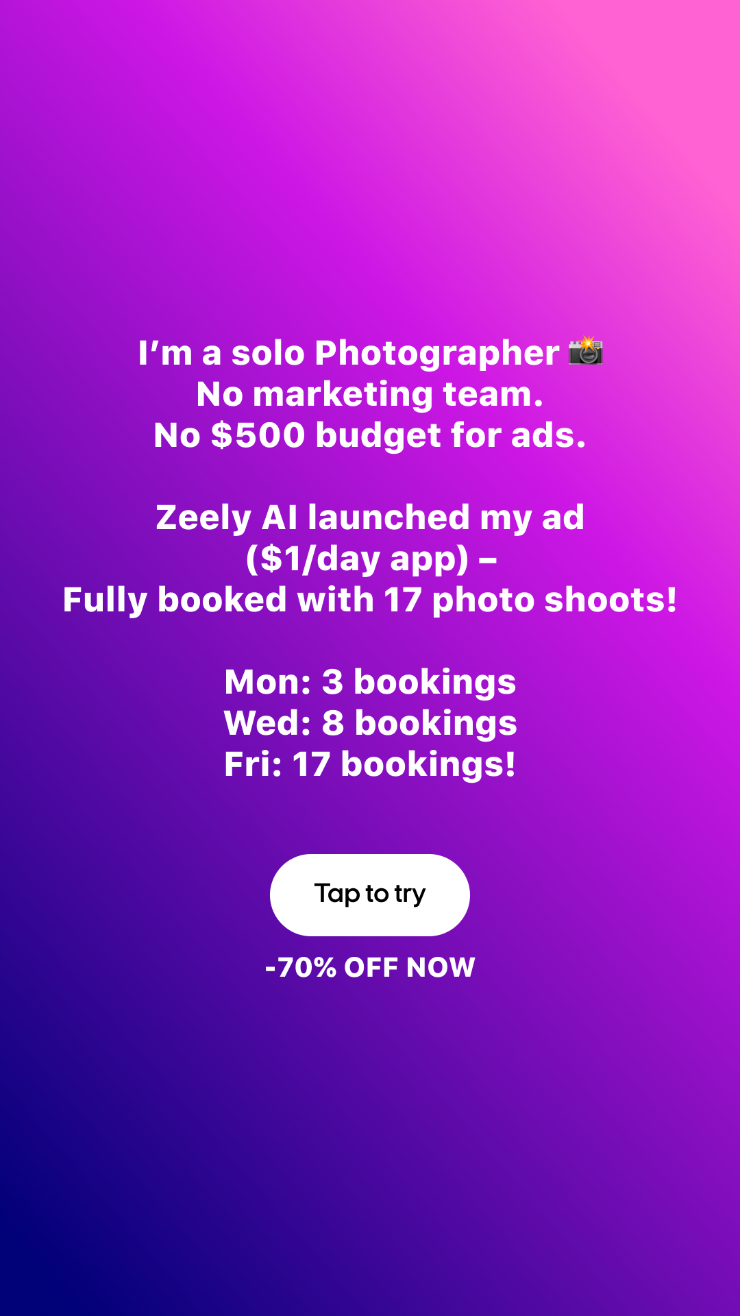 Zeely Facebook ad
