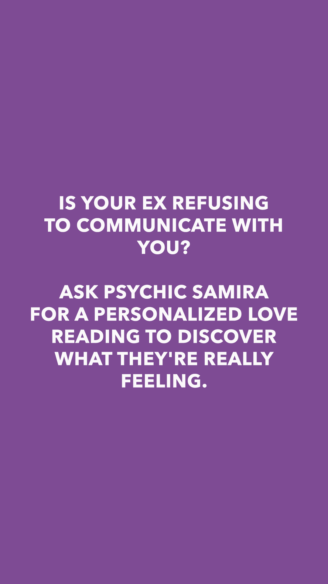 Psychic Samira Facebook ad