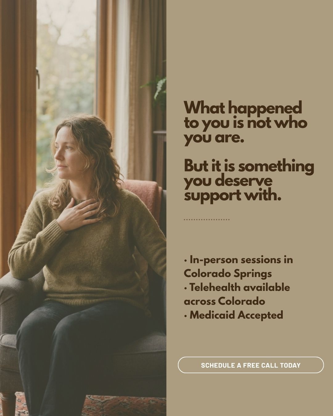 Rooted Rhythm Therapy and Parent Coaching Facebook ad from Jul 20, 2026