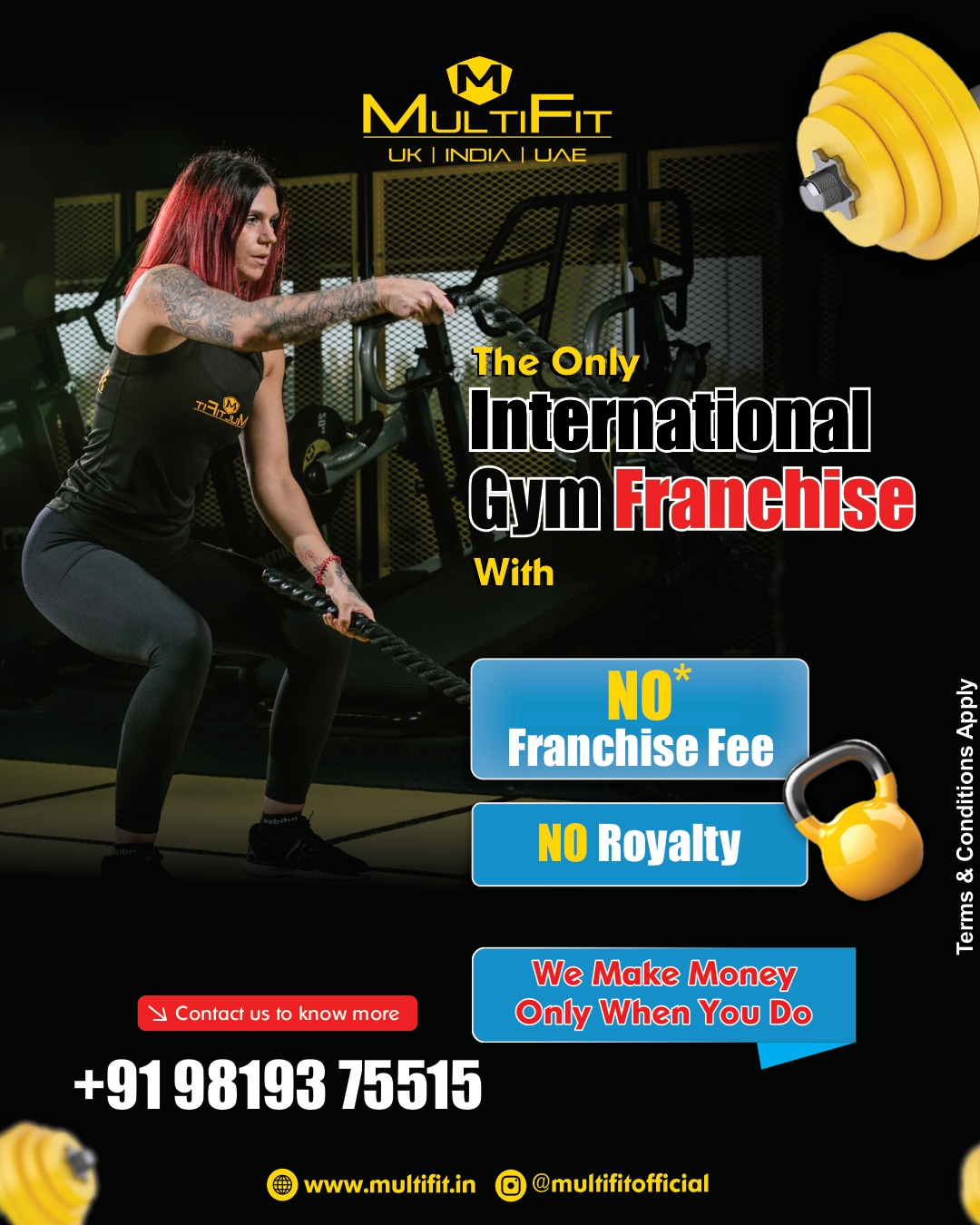 MultiFit Facebook ad: Looking to invest in the booming fitness industry?