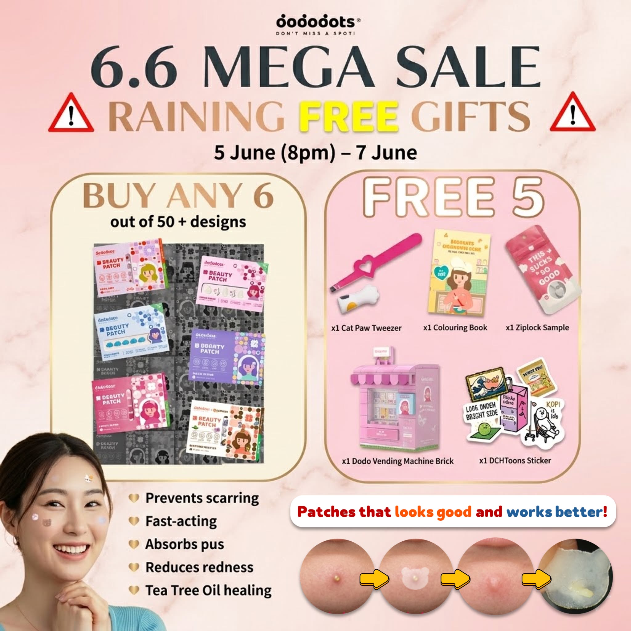 Dododots Beauty Patch SG Facebook ad