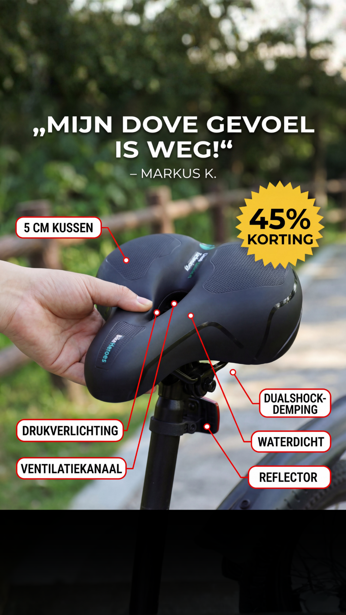 FietsActueel Magazine Facebook ad: Het comfortabelste fietszadel 2026