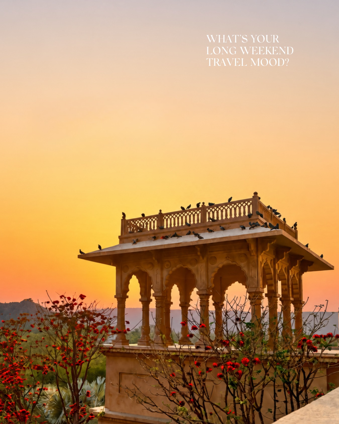 Fairmont Jaipur Facebook ad: Make the most of the long weekend with…