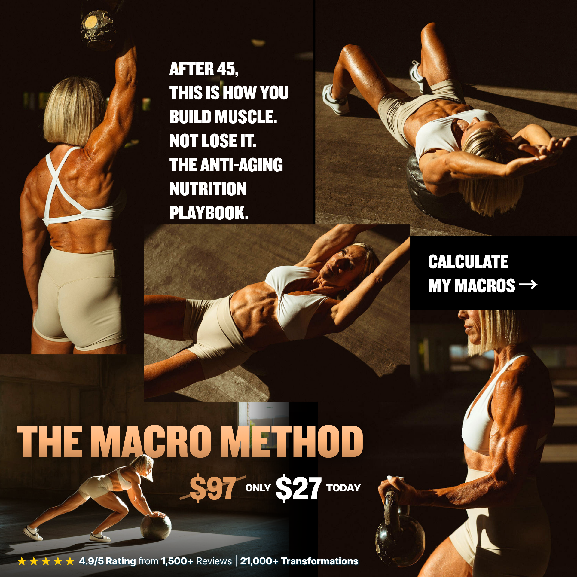 WarriorBabe - Fit Over 40 Facebook ad