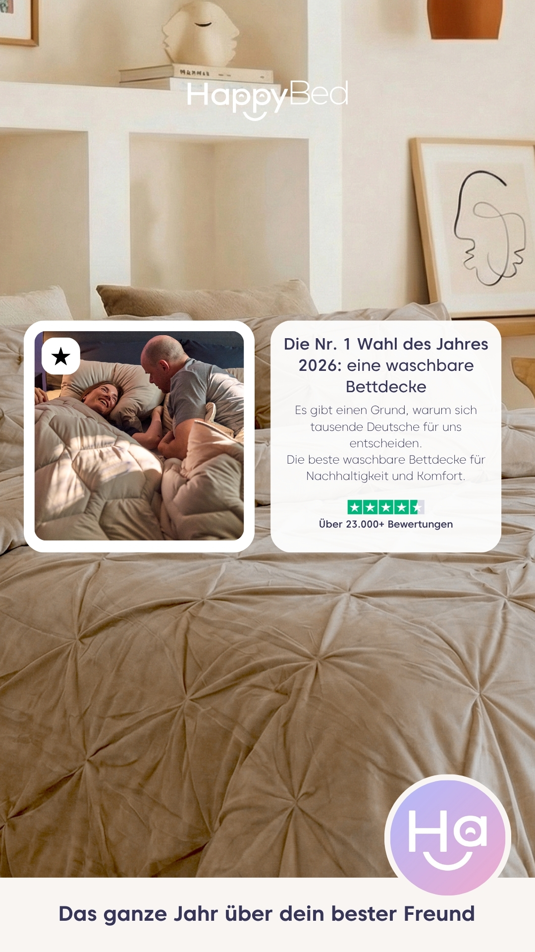 Thehappybed.de Facebook ad