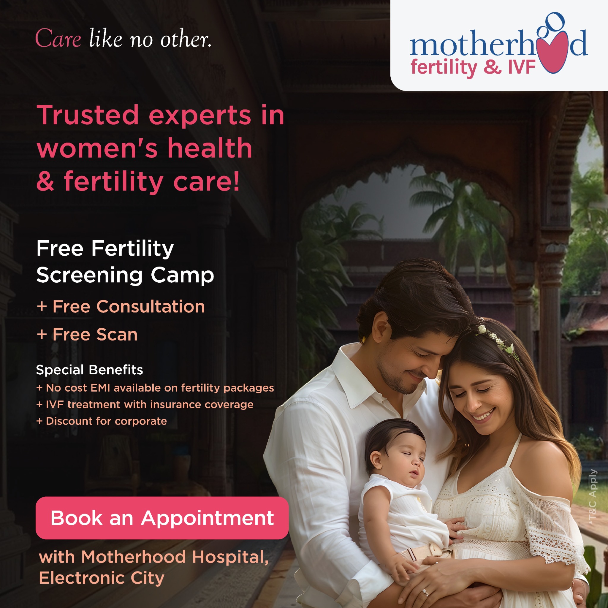 Motherhood Fertility & IVF Facebook ad