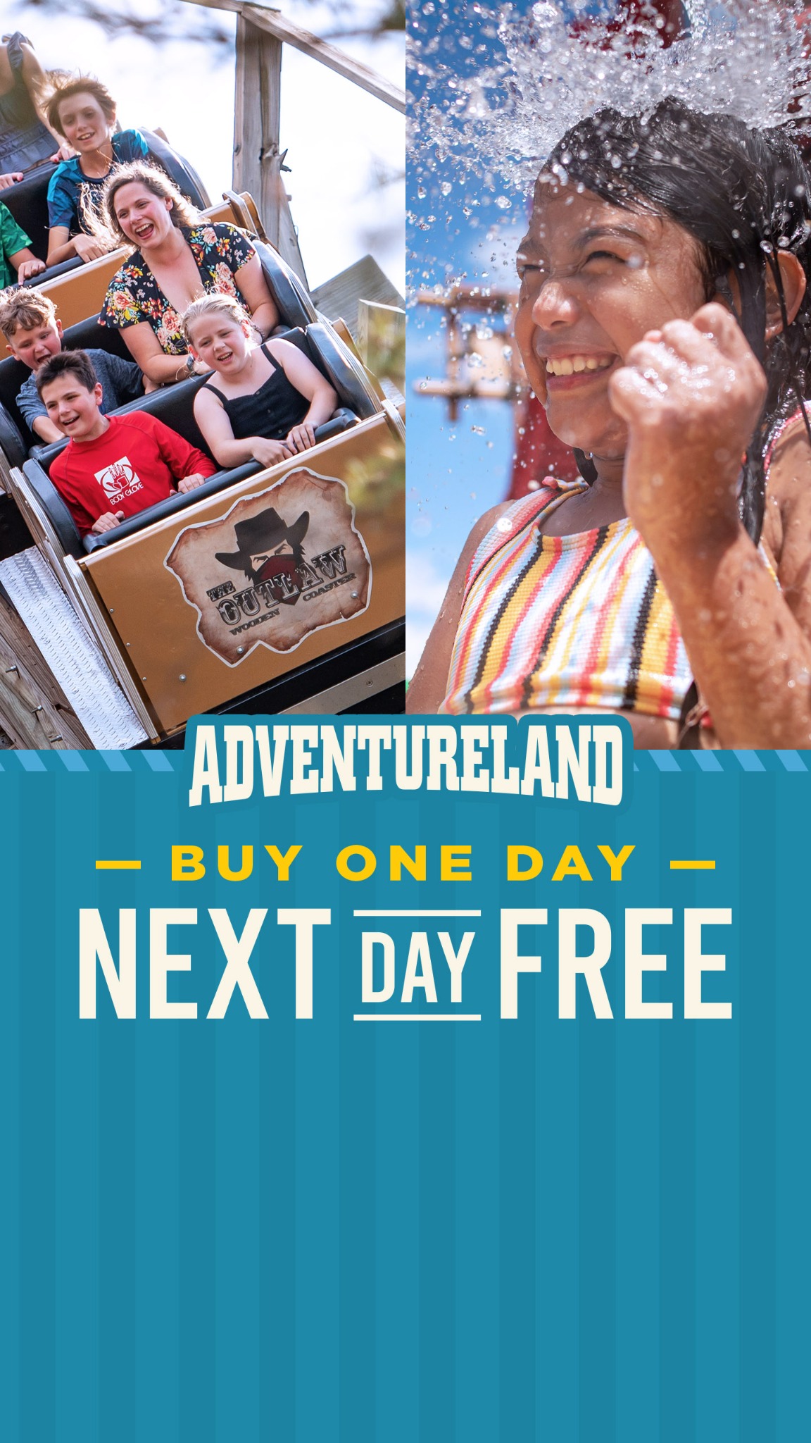 Adventureland Park Facebook ad