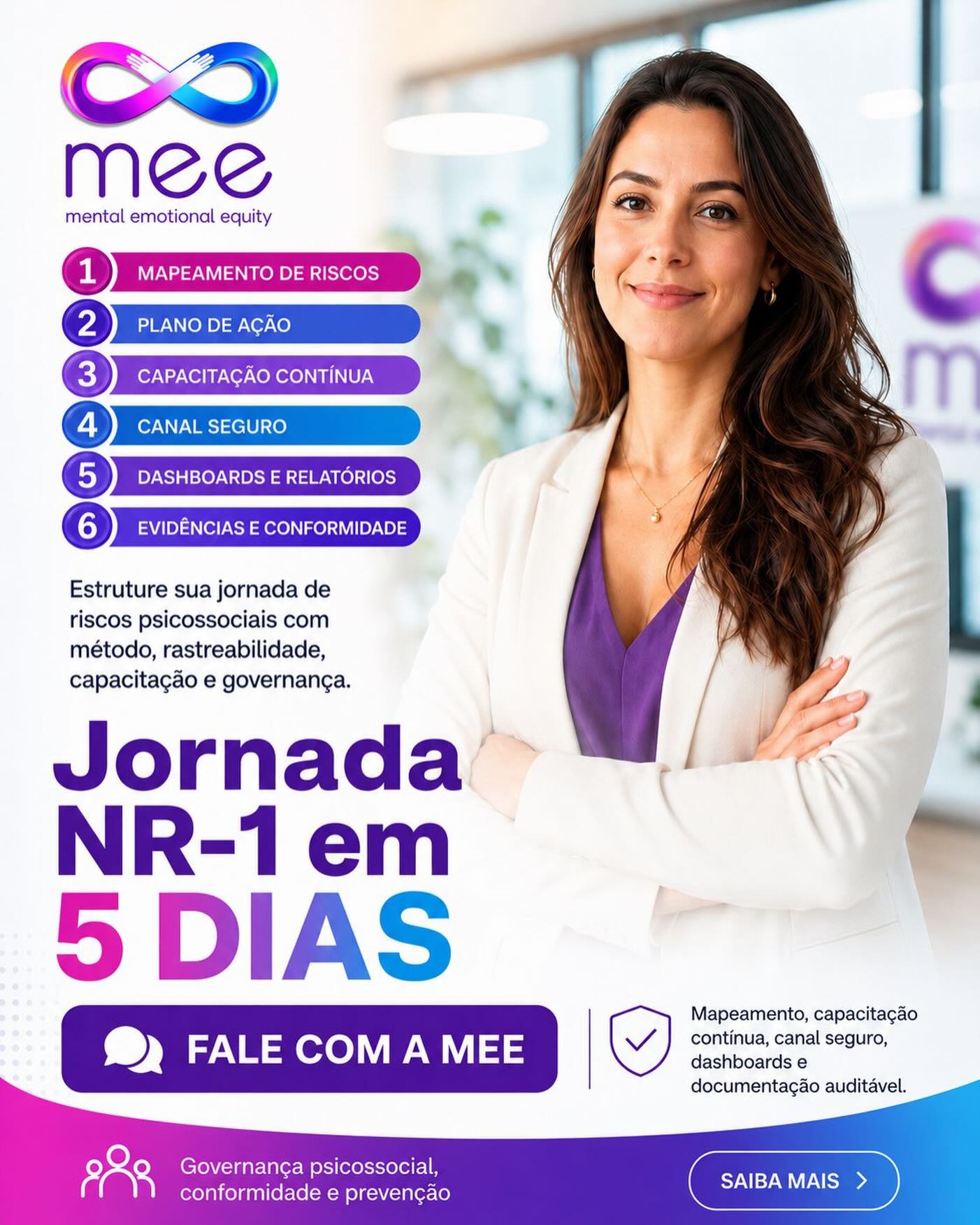 4U - Inteligência Emocional Facebook ad: Sua empresa precisa se adequar à NR-1?
