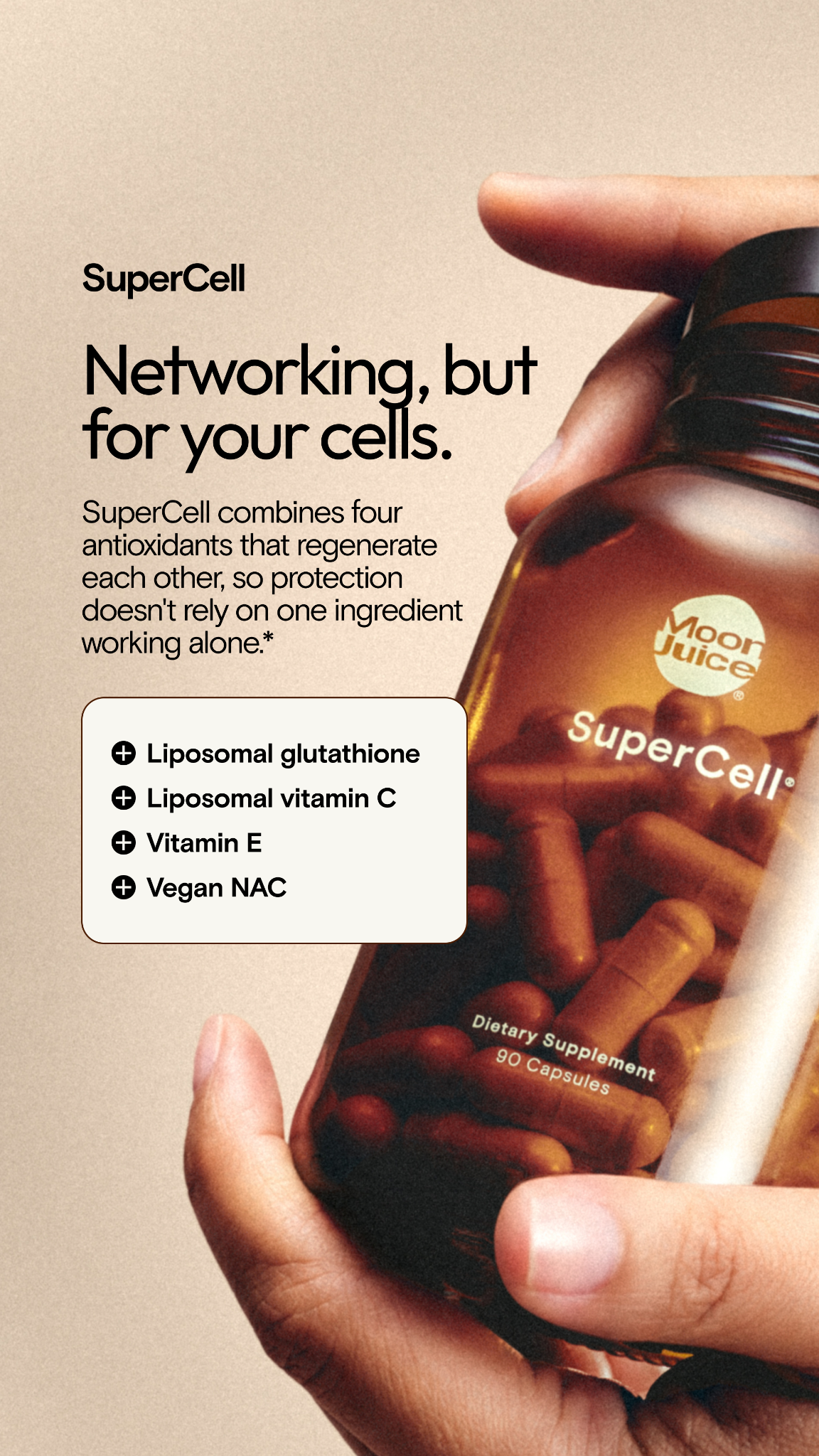 Moon Juice Facebook ad: NEW! SuperCell