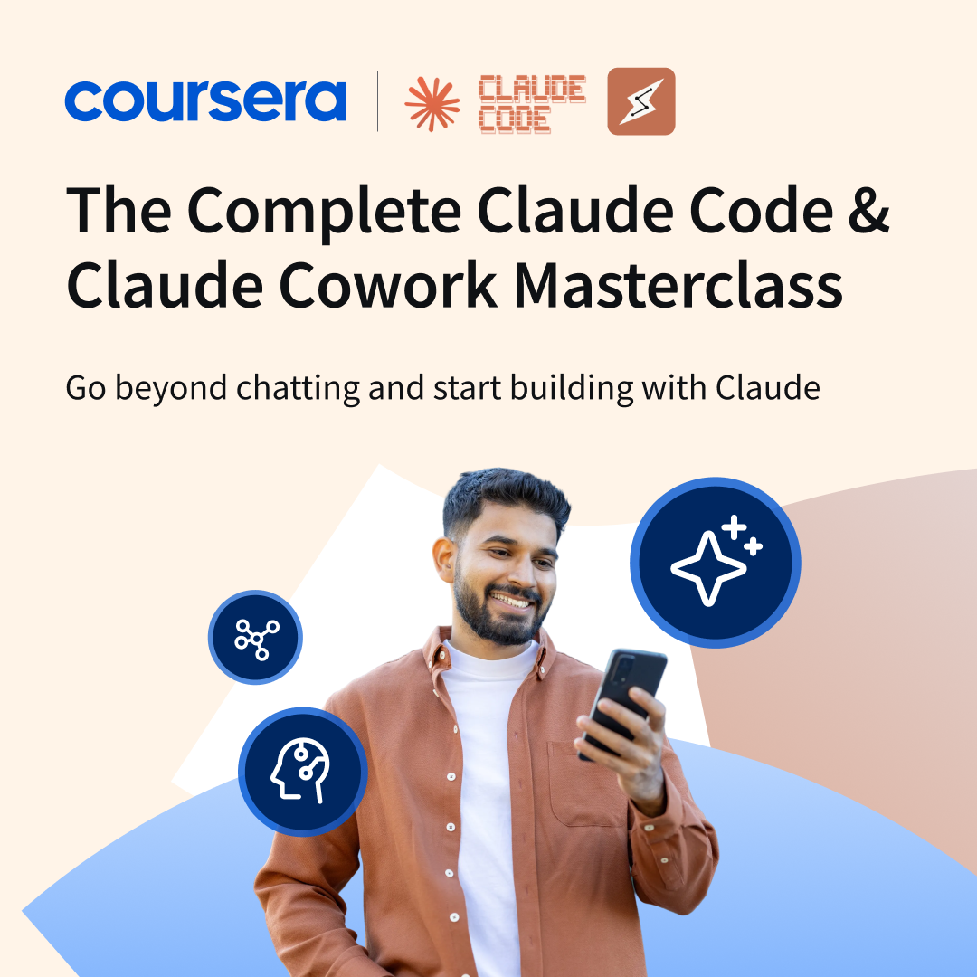 Coursera Facebook ad: Multiply What You Can Do with Claude