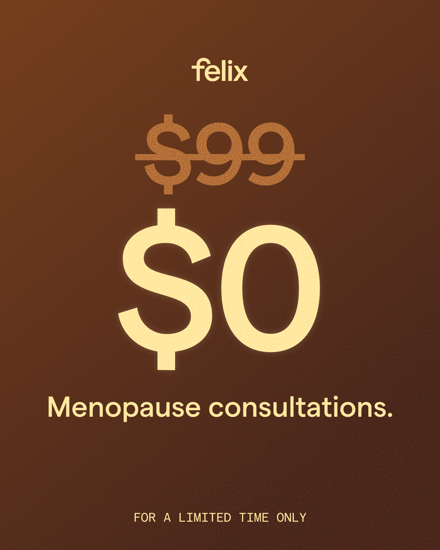 Felix Health Facebook ad