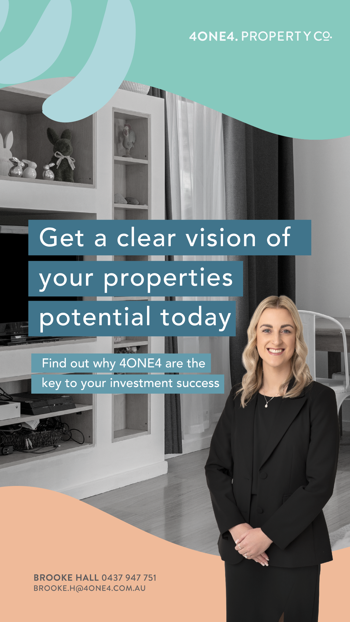 Brooke Hall - 4one4 Property Co. Facebook ad