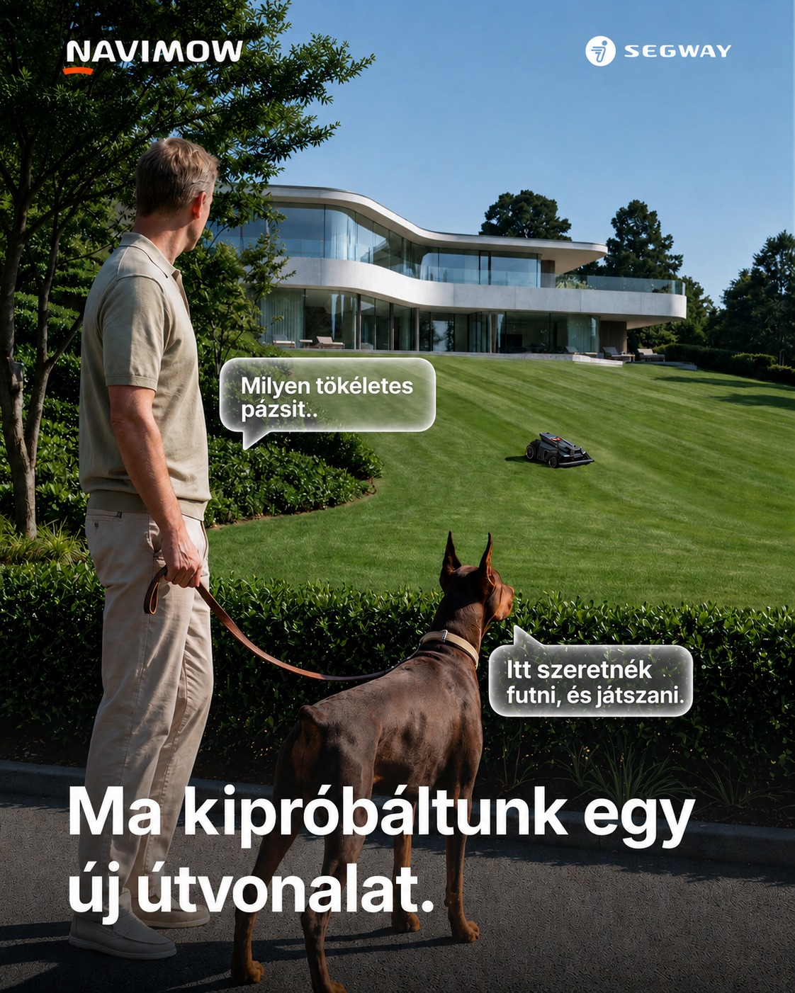 Segway Navimow Magyarország Facebook ad: Új útvonal, új élmények, új látnivalók, és persze…